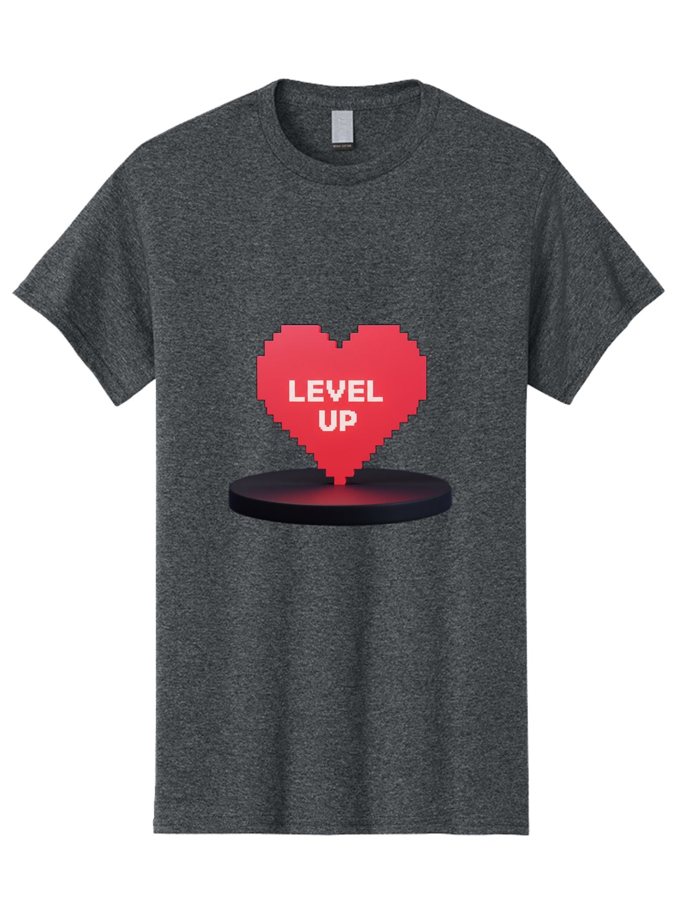Level-Up-Heart Men'S Graphic Tee, 100% Cotton, Comfortable Casual Summer Wear, Machine Washable, Vintage Camera, Old Camera, Antique Camera, Black Camera, Classic Photography, Photography Equipment, Nostalgic Device, Film Camera, Camera Art Bak817 7