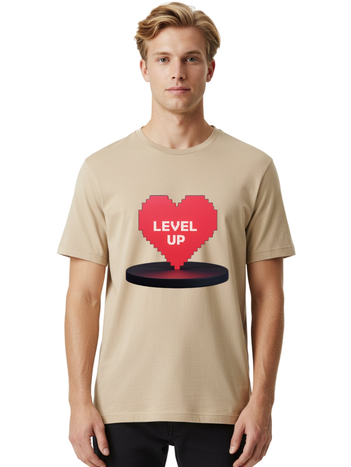 Level-Up-Heart Men'S Graphic Tee, 100% Cotton, Comfortable Casual Summer Wear, Machine Washable, Vintage Camera, Old Camera, Antique Camera, Black Camera, Classic Photography, Photography Equipment, Nostalgic Device, Film Camera, Camera Art Bak817 26
