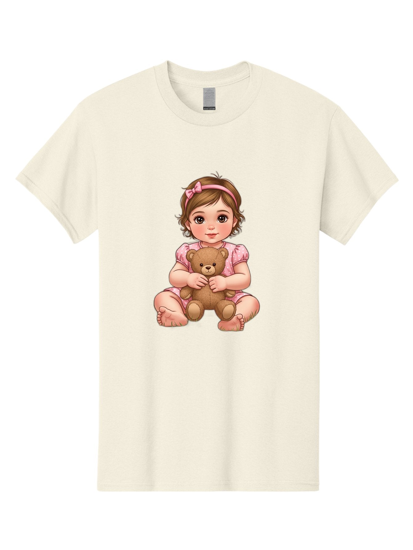 Little-Girl-Hugging-Teddy-Bear-2 Men'S Graphic Tee, 100% Cotton, Comfortable Casual Summer Wear, Machine Washable, Vintage Camera, Old Camera, Antique Camera, Black Camera, Classic Photography, Photography Equipment, Nostalgic Device, Bak820 14