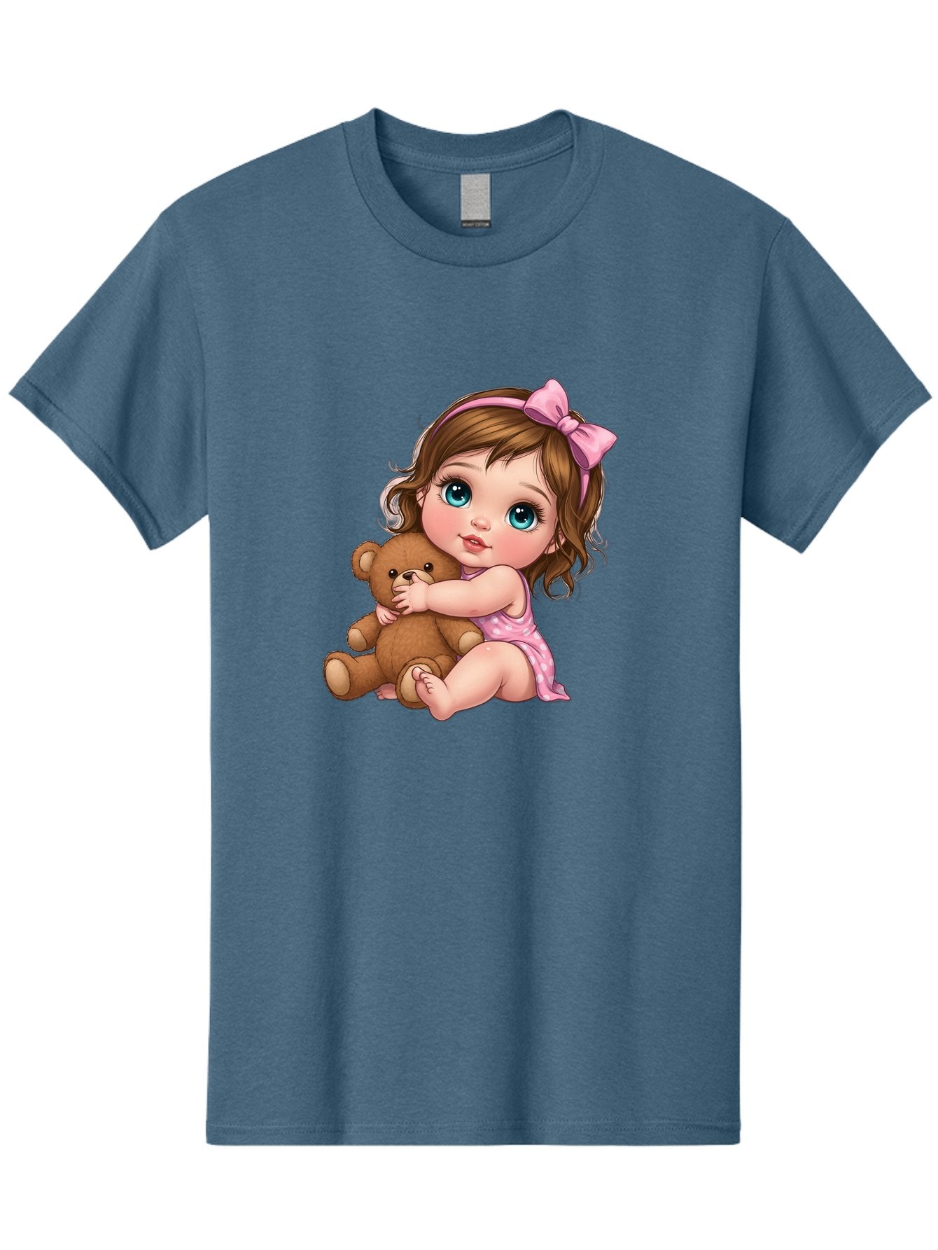 Little-Girl-Hugging-Teddy-Bear Men'S Graphic Tee, 100% Cotton, Comfortable Casual Summer Wear, Machine Washable, Vintage Camera, Old Camera, Antique Camera, Black Camera, Classic Photography, Photography Equipment, Nostalgic Device, Bak821 8