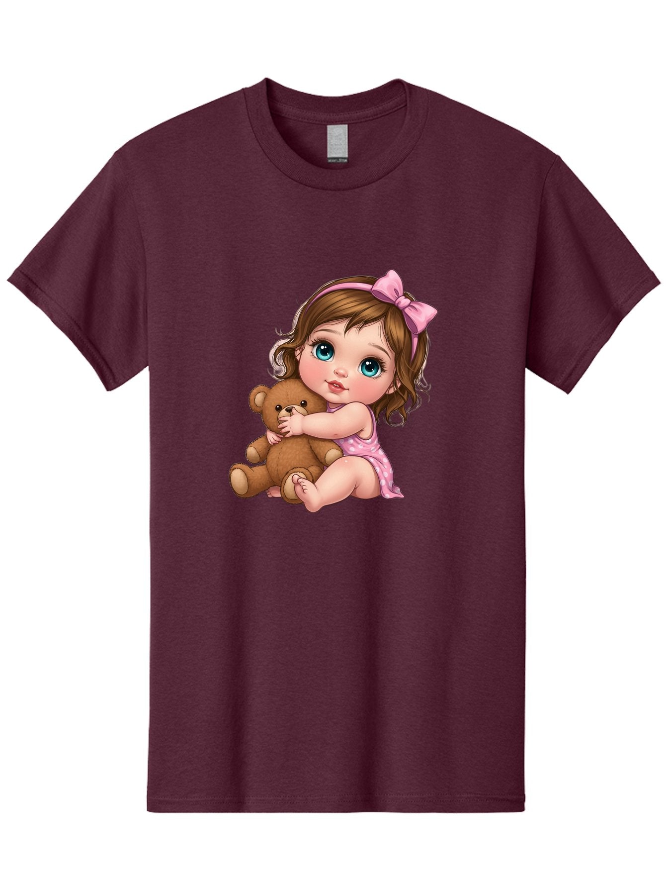 Little-Girl-Hugging-Teddy-Bear Men'S Graphic Tee, 100% Cotton, Comfortable Casual Summer Wear, Machine Washable, Vintage Camera, Old Camera, Antique Camera, Black Camera, Classic Photography, Photography Equipment, Nostalgic Device, Bak821 14
