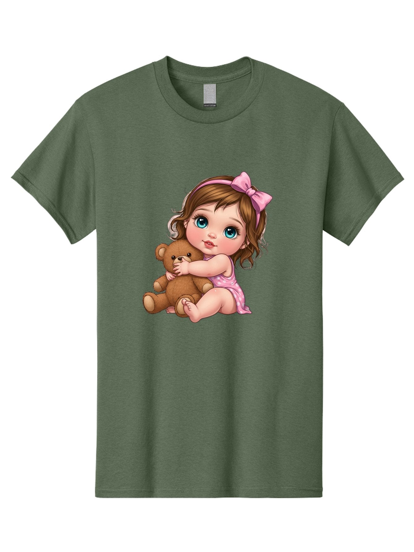 Little-Girl-Hugging-Teddy-Bear Men'S Graphic Tee, 100% Cotton, Comfortable Casual Summer Wear, Machine Washable, Vintage Camera, Old Camera, Antique Camera, Black Camera, Classic Photography, Photography Equipment, Nostalgic Device, Bak821 4