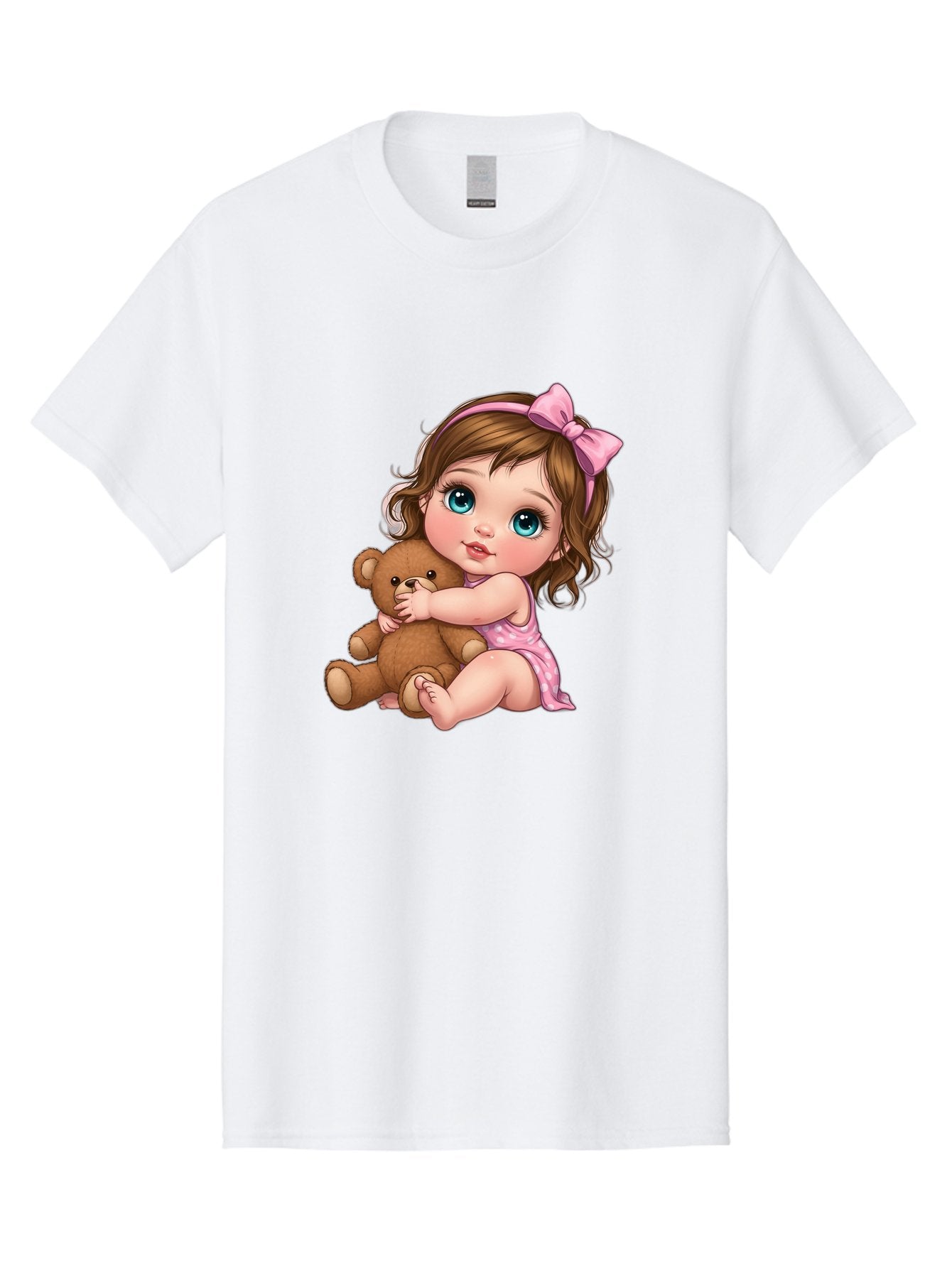 Little-Girl-Hugging-Teddy-Bear Men'S Graphic Tee, 100% Cotton, Comfortable Casual Summer Wear, Machine Washable, Vintage Camera, Old Camera, Antique Camera, Black Camera, Classic Photography, Photography Equipment, Nostalgic Device, Bak821 6