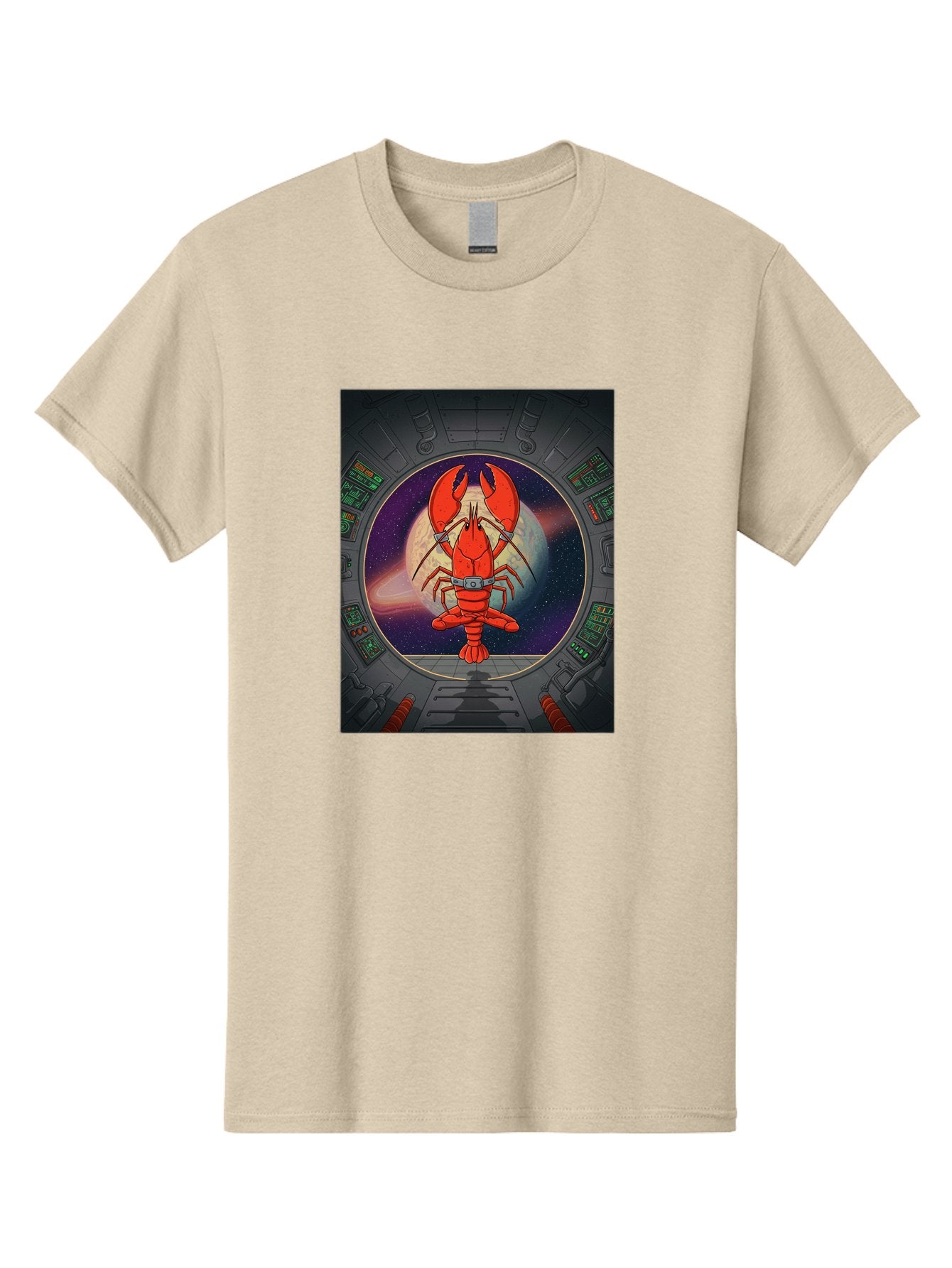 Lobster-In-Space Men'S Graphic Tee, 100% Cotton, Comfortable Casual Summer Wear, Machine Washable, Vintage Camera, Old Camera, Antique Camera, Black Camera, Classic Photography, Photography Equipment, Nostalgic Device, Film Camera, Camera Art Bak832