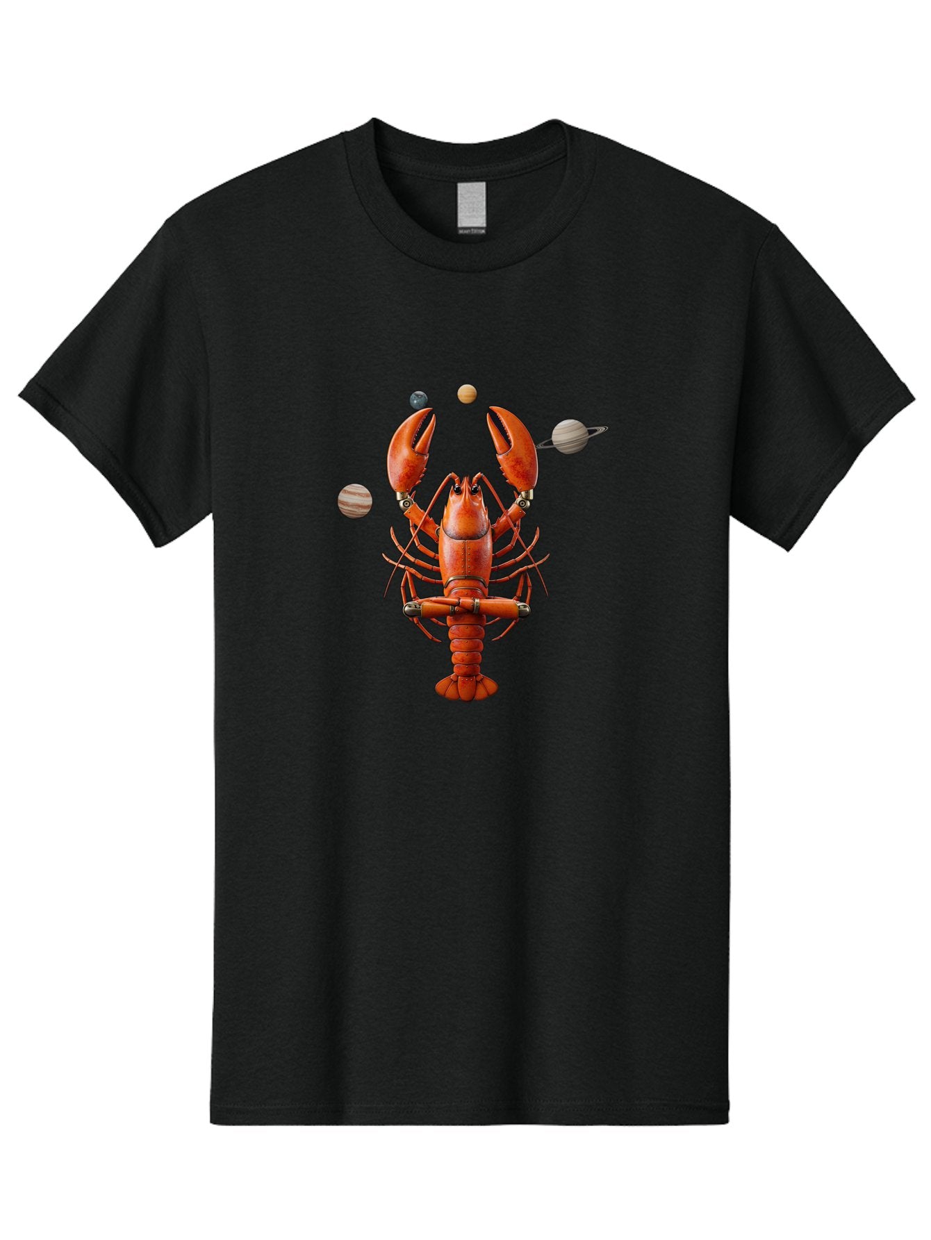 Lobster-With-Planets Men'S Graphic Tee, 100% Cotton, Comfortable Casual Summer Wear, Machine Washable, Vintage Camera, Old Camera, Antique Camera, Black Camera, Classic Photography, Photography Equipment, Nostalgic Device, Film Camera, Bak834 11