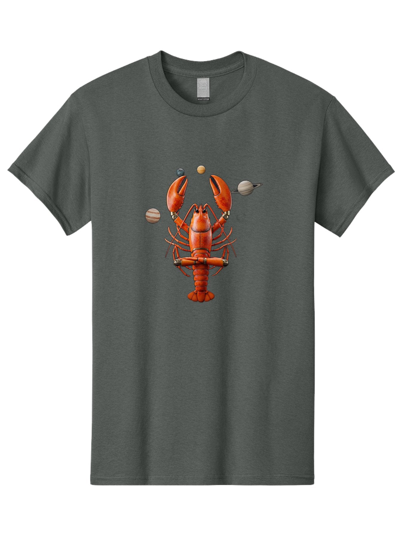 Lobster-With-Planets Men'S Graphic Tee, 100% Cotton, Comfortable Casual Summer Wear, Machine Washable, Vintage Camera, Old Camera, Antique Camera, Black Camera, Classic Photography, Photography Equipment, Nostalgic Device, Film Camera, Bak834 5