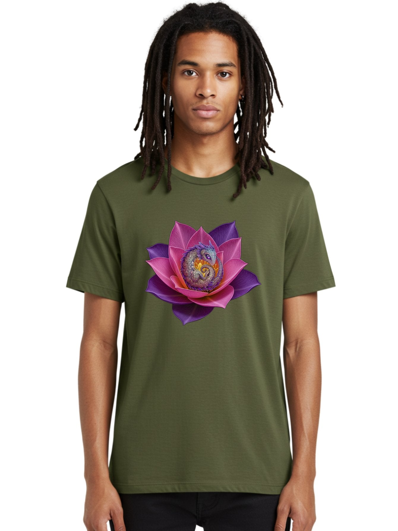 Lotus-Flower-With-Dragon Men'S Graphic Tee, 100% Cotton, Comfortable Casual Summer Wear, Machine Washable, Vintage Camera, Old Camera, Antique Camera, Black Camera, Classic Photography, Photography Equipment, Nostalgic Device, Film Camera, Bak840 16