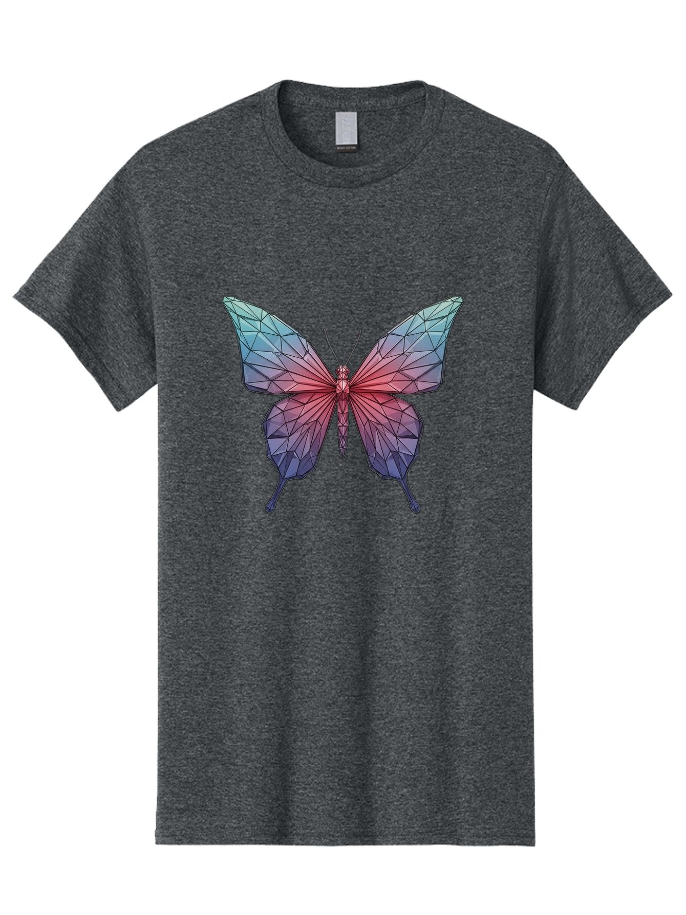 Low-Poly-Butterfly Men'S Graphic Tee, 100% Cotton, Comfortable Casual Summer Wear, Machine Washable, Vintage Camera, Old Camera, Antique Camera, Black Camera, Classic Photography, Photography Equipment, Nostalgic Device, Film Camera, Bak846 10