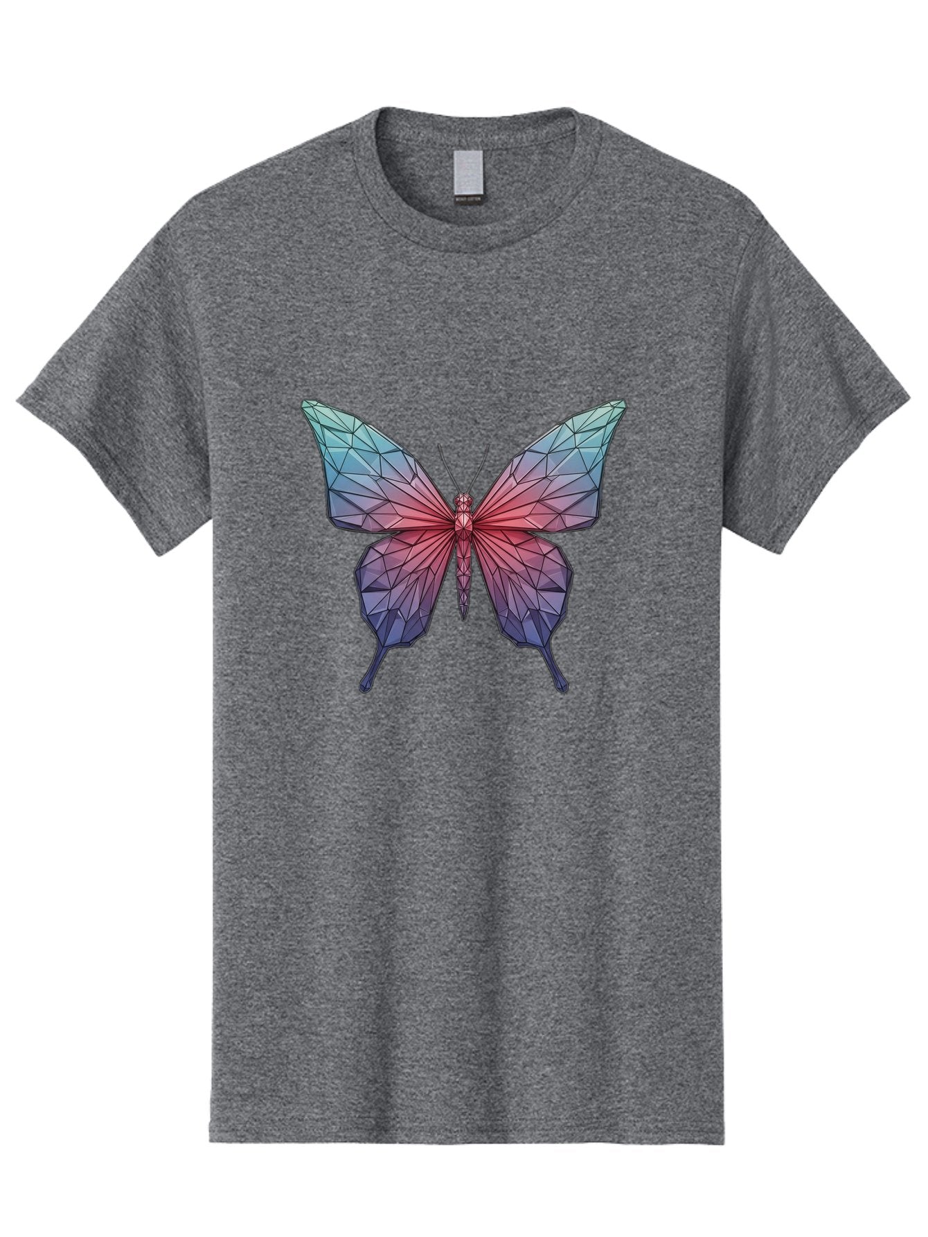 Low-Poly-Butterfly Men'S Graphic Tee, 100% Cotton, Comfortable Casual Summer Wear, Machine Washable, Vintage Camera, Old Camera, Antique Camera, Black Camera, Classic Photography, Photography Equipment, Nostalgic Device, Film Camera, Bak846 9