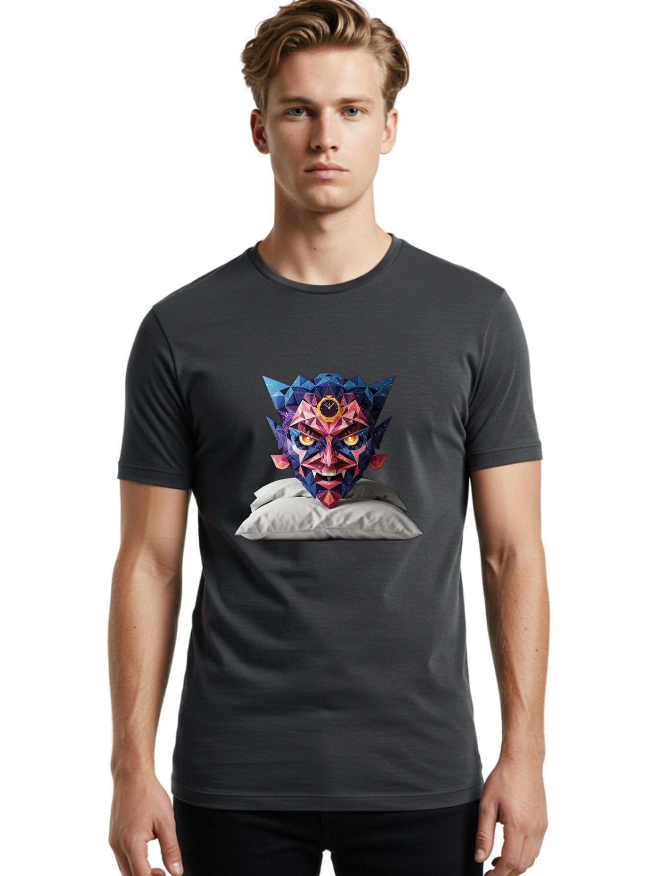 Majora-S-Mask Men'S Graphic Tee, 100% Cotton, Comfortable Casual Summer Wear, Machine Washable, Vintage Camera, Old Camera, Antique Camera, Black Camera, Classic Photography, Photography Equipment, Nostalgic Device, Film Camera, Camera Art Bak850 27
