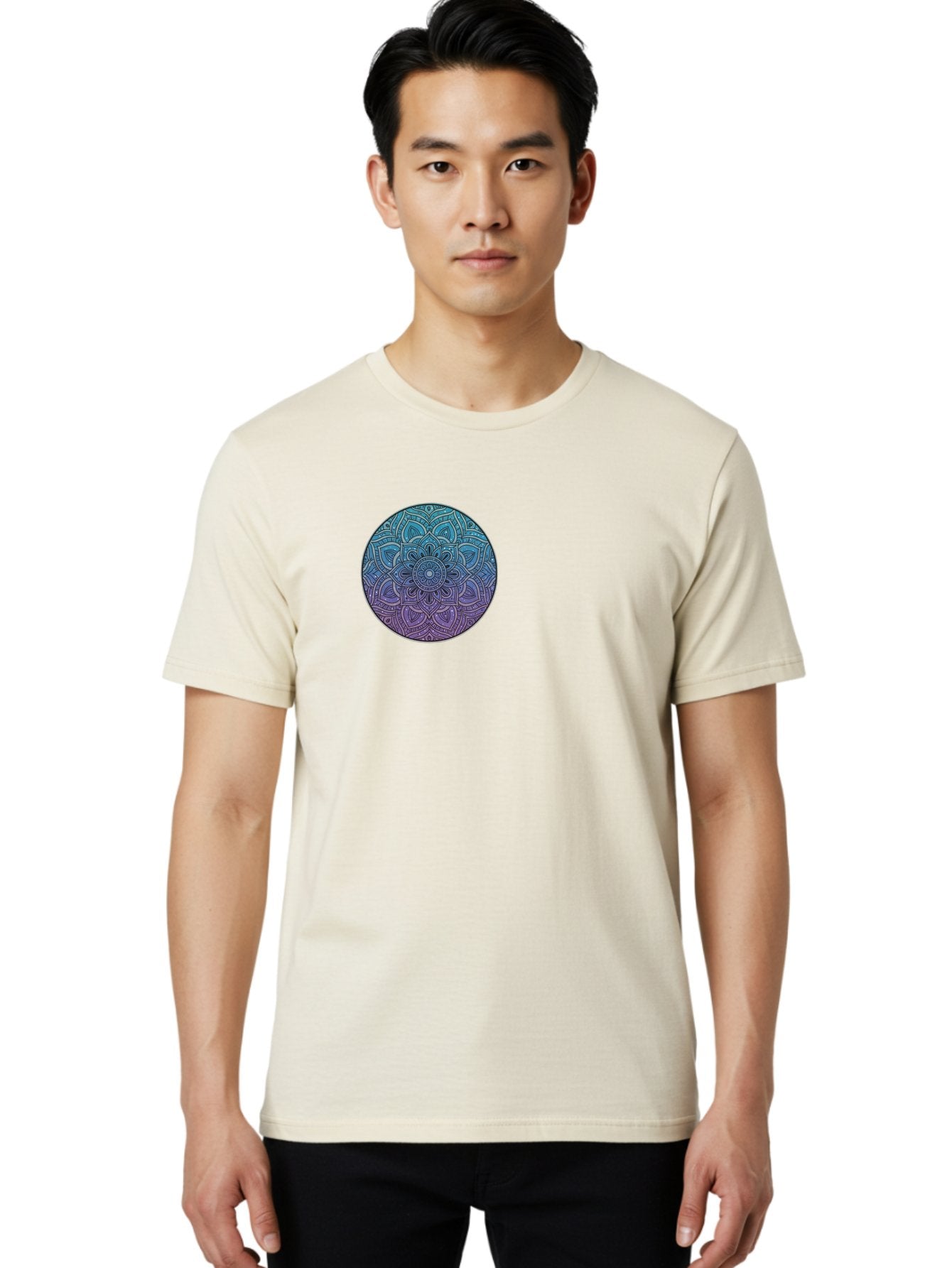 Mandala Men'S Graphic Tee, 100% Cotton, Comfortable Casual Summer Wear, Machine Washable, Vintage Camera, Old Camera, Antique Camera, Black Camera, Classic Photography, Photography Equipment, Nostalgic Device, Film Camera, Camera Art Bak852 30