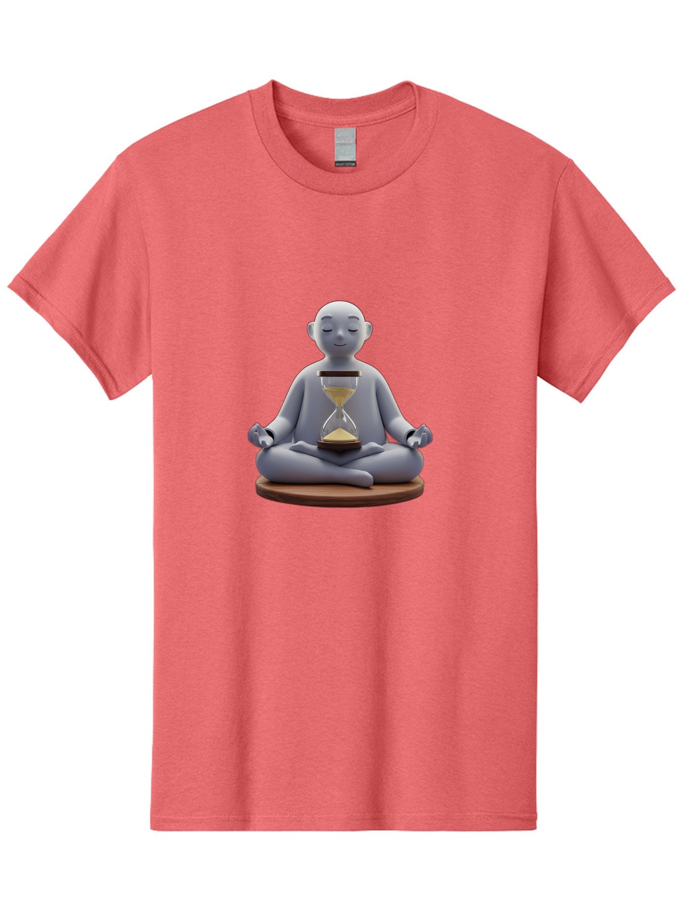 Meditating-Figure-With-Hourglass Men'S Graphic Tee, 100% Cotton, Comfortable Casual Summer Wear, Machine Washable, Vintage Camera, Old Camera, Antique Camera, Black Camera, Classic Photography, Photography Equipment, Nostalgic Device, Bak859 8