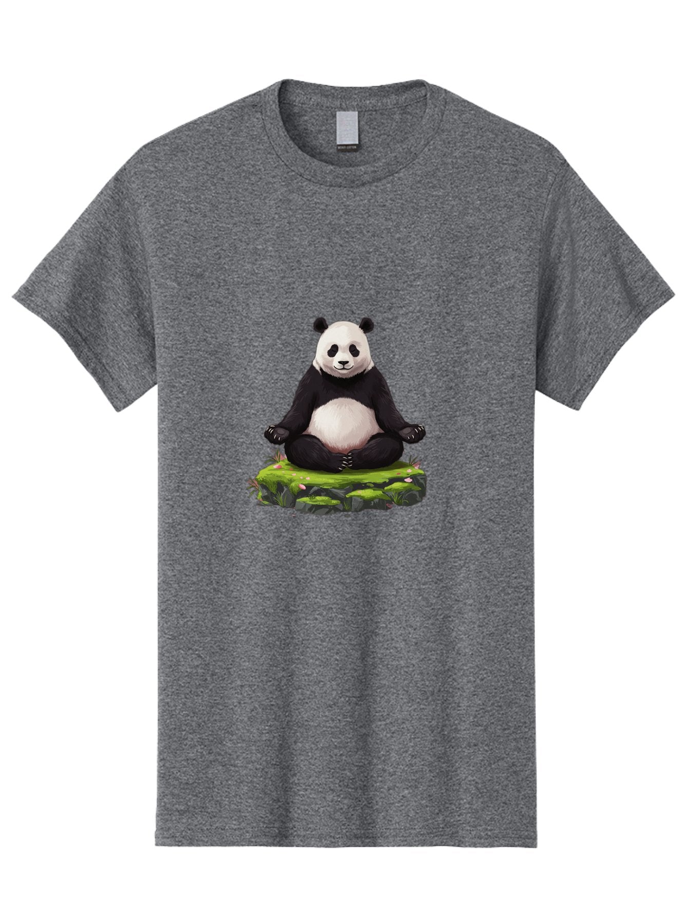 Meditating-Panda-1 Men'S Graphic Tee, 100% Cotton, Comfortable Casual Summer Wear, Machine Washable, Vintage Camera, Old Camera, Antique Camera, Black Camera, Classic Photography, Photography Equipment, Nostalgic Device, Film Camera, Bak860