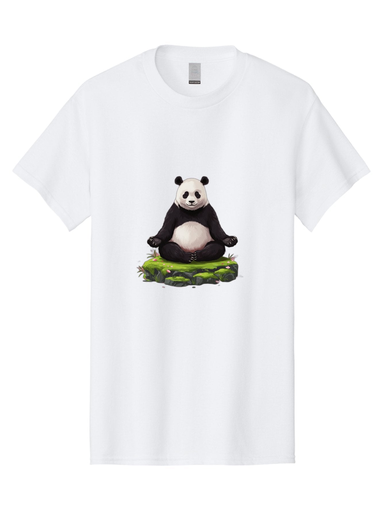 Meditating-Panda-1 Men'S Graphic Tee, 100% Cotton, Comfortable Casual Summer Wear, Machine Washable, Vintage Camera, Old Camera, Antique Camera, Black Camera, Classic Photography, Photography Equipment, Nostalgic Device, Film Camera, Bak860