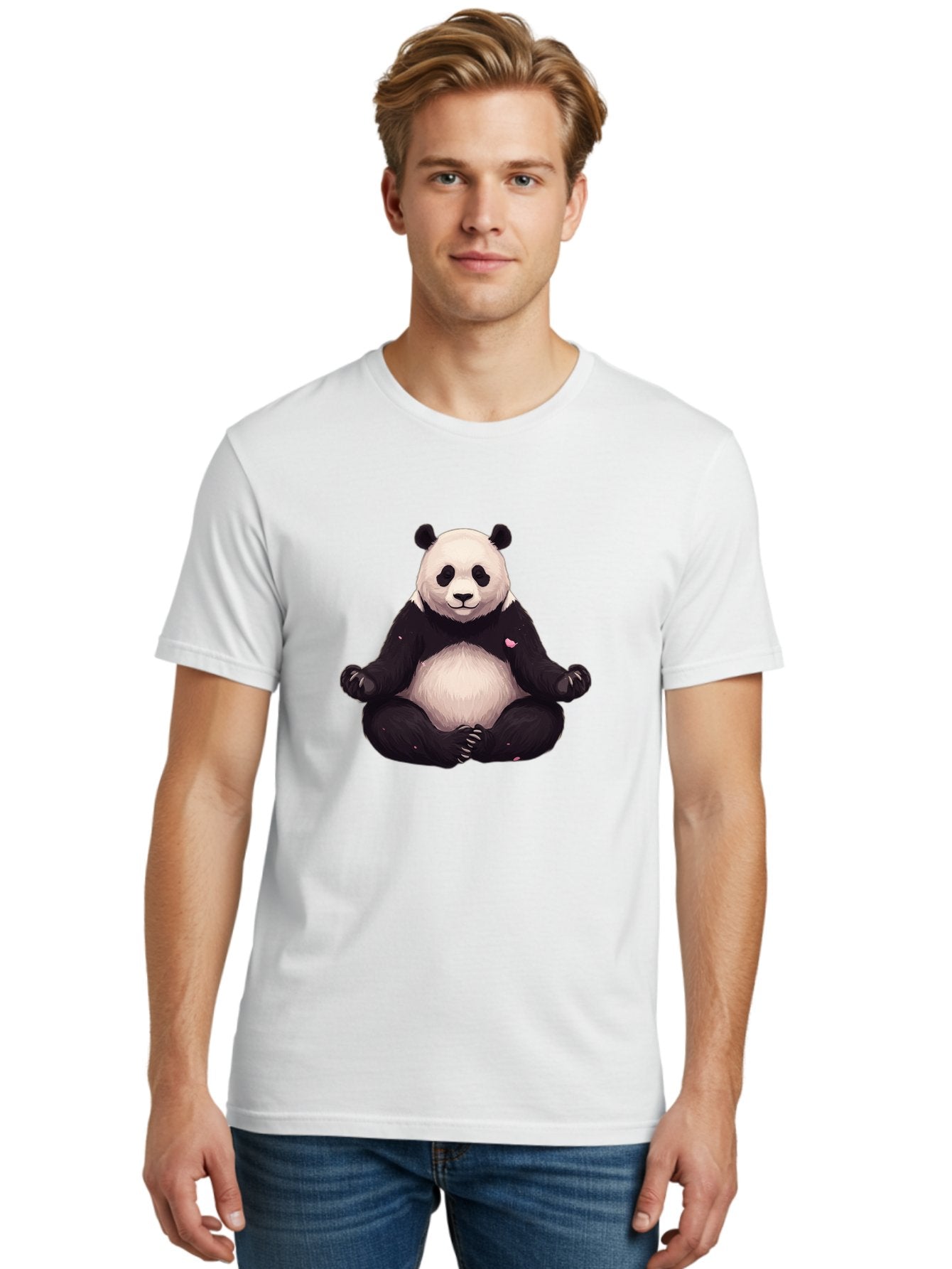 Meditating-Panda-2 Men'S Graphic Tee, 100% Cotton, Comfortable Casual Summer Wear, Machine Washable, Vintage Camera, Old Camera, Antique Camera, Black Camera, Classic Photography, Photography Equipment, Nostalgic Device, Film Camera, Bak861 19