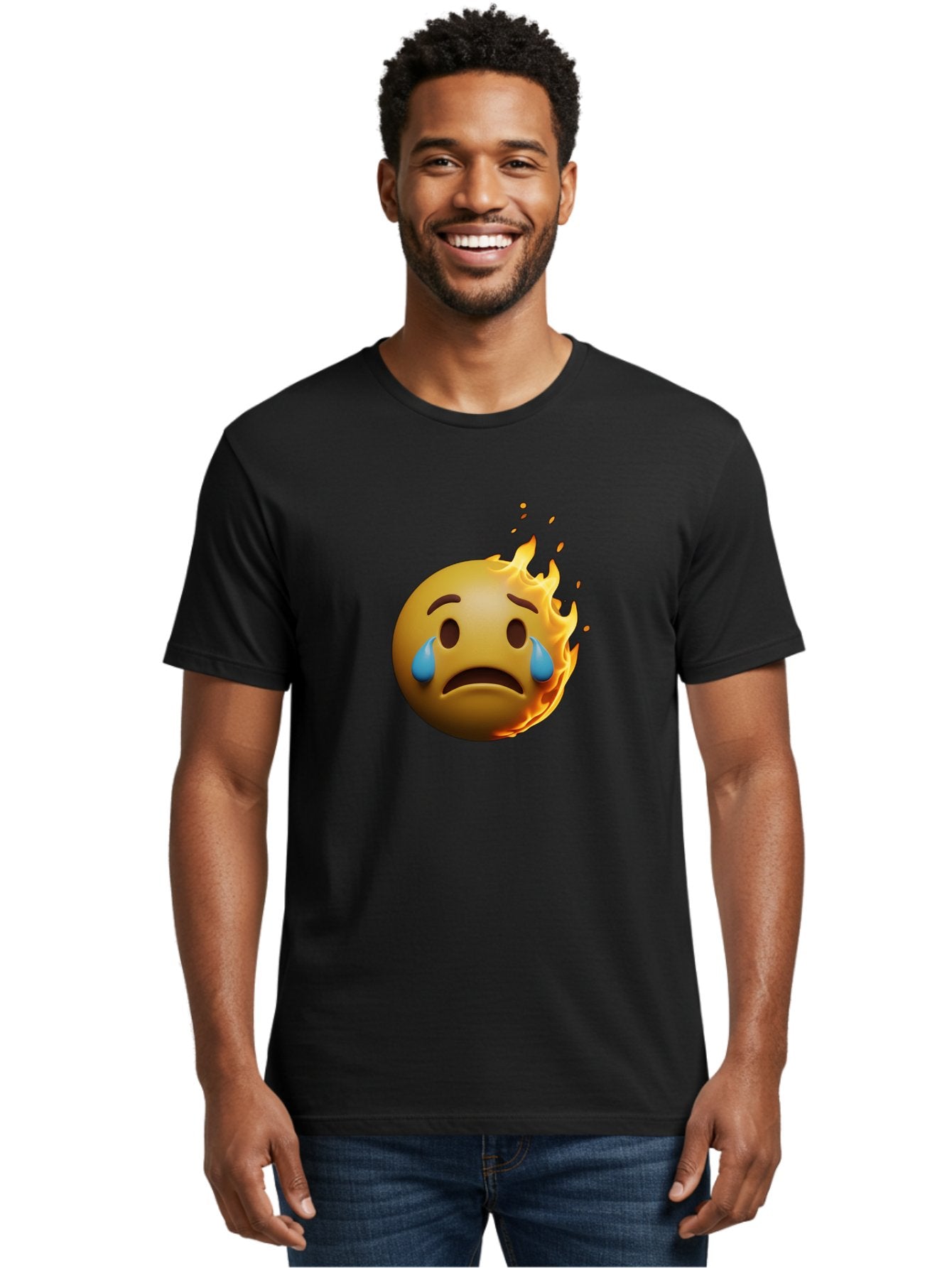 Melting-Face-Emoji-3 Men'S Graphic Tee, 100% Cotton, Comfortable Casual Summer Wear, Machine Washable, Vintage Camera, Old Camera, Antique Camera, Black Camera, Classic Photography, Photography Equipment, Nostalgic Device, Film Camera, Bak866 22