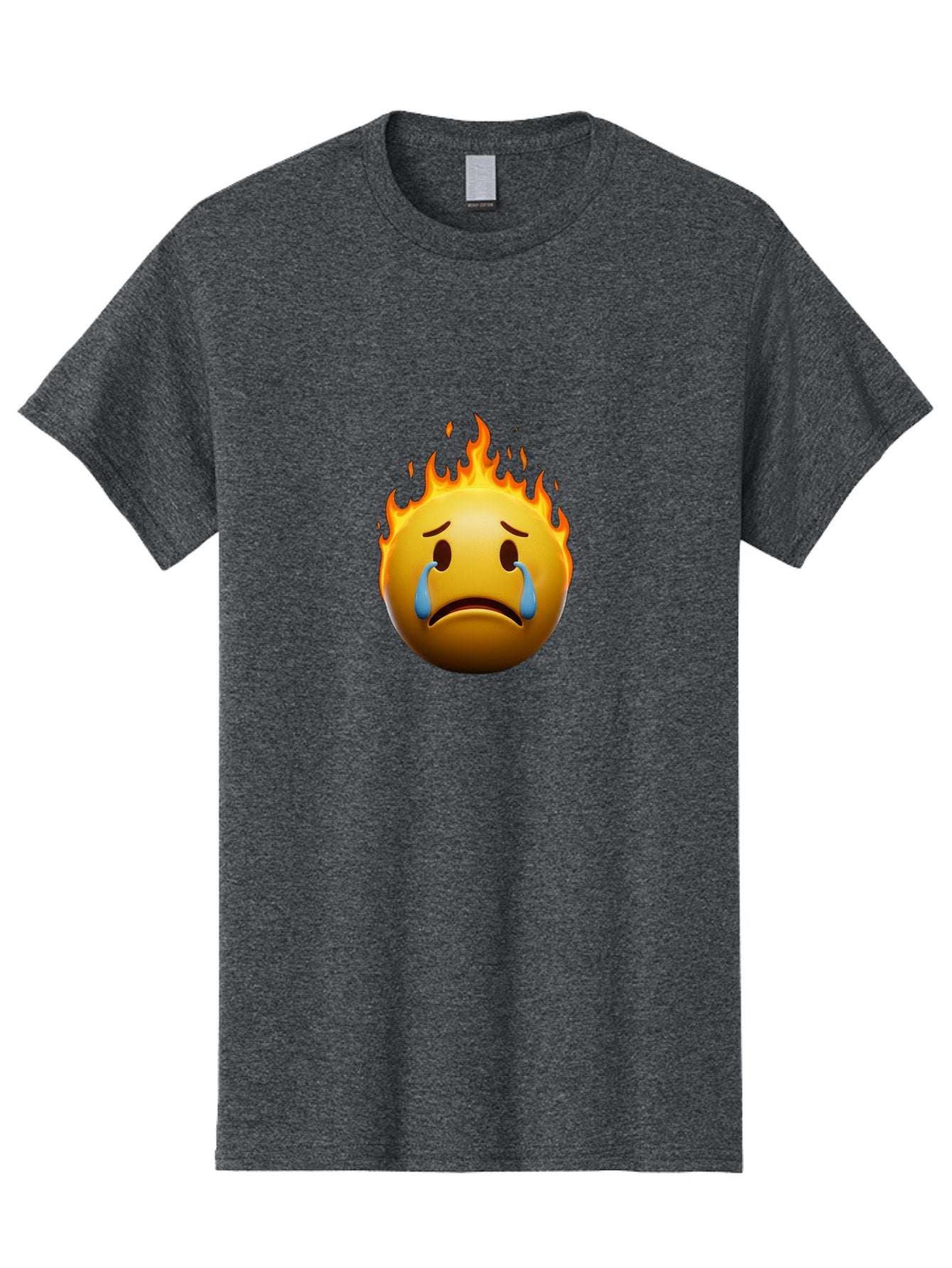 Melting-Face-Emoji Men'S Graphic Tee, 100% Cotton, Comfortable Casual Summer Wear, Machine Washable, Vintage Camera, Old Camera, Antique Camera, Black Camera, Classic Photography, Photography Equipment, Nostalgic Device, Film Camera, Bak868