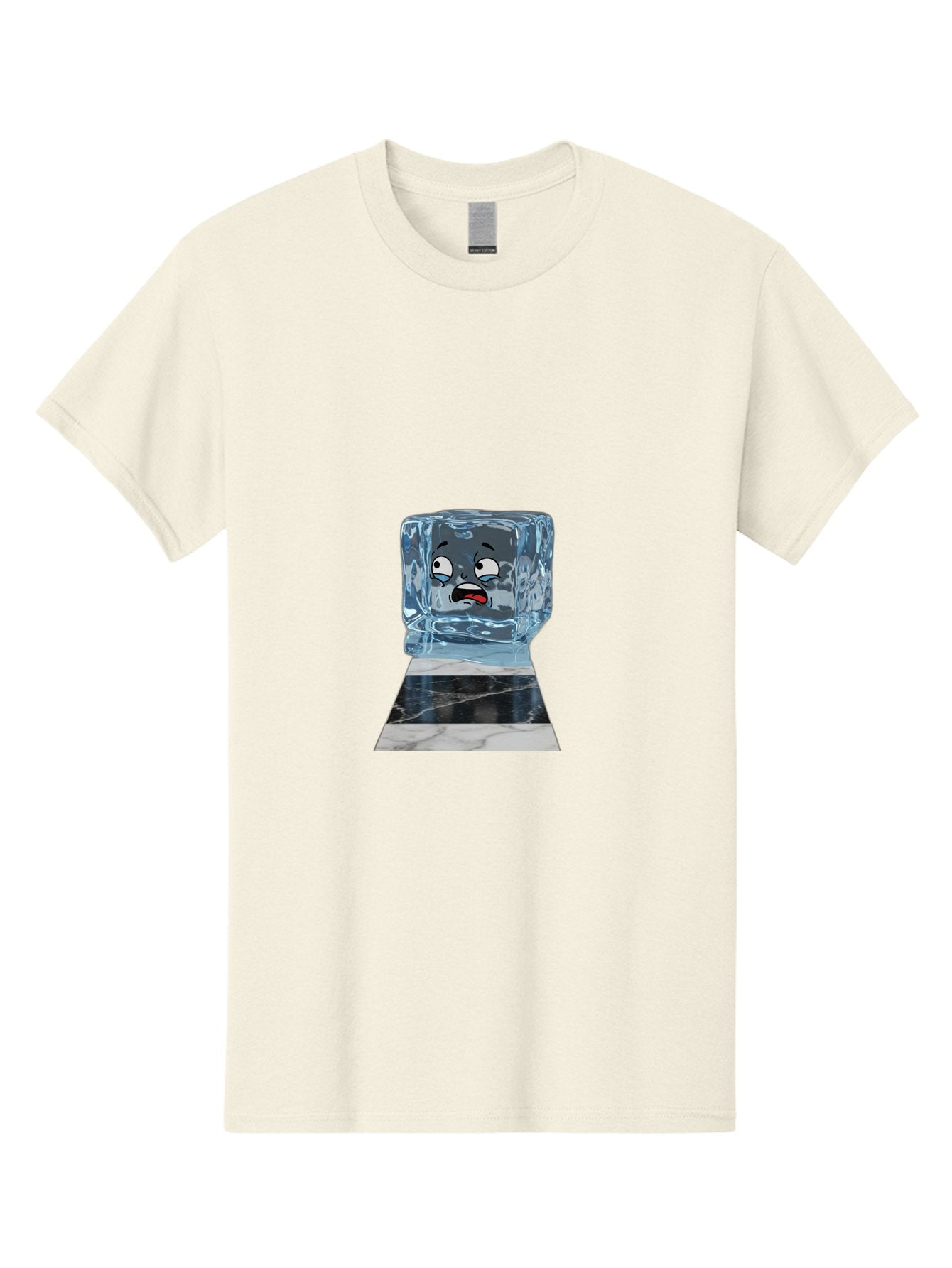 Melting-Ice-Cube-2 Men'S Graphic Tee, 100% Cotton, Comfortable Casual Summer Wear, Machine Washable, Vintage Camera, Old Camera, Antique Camera, Black Camera, Classic Photography, Photography Equipment, Nostalgic Device, Film Camera, Bak872 6