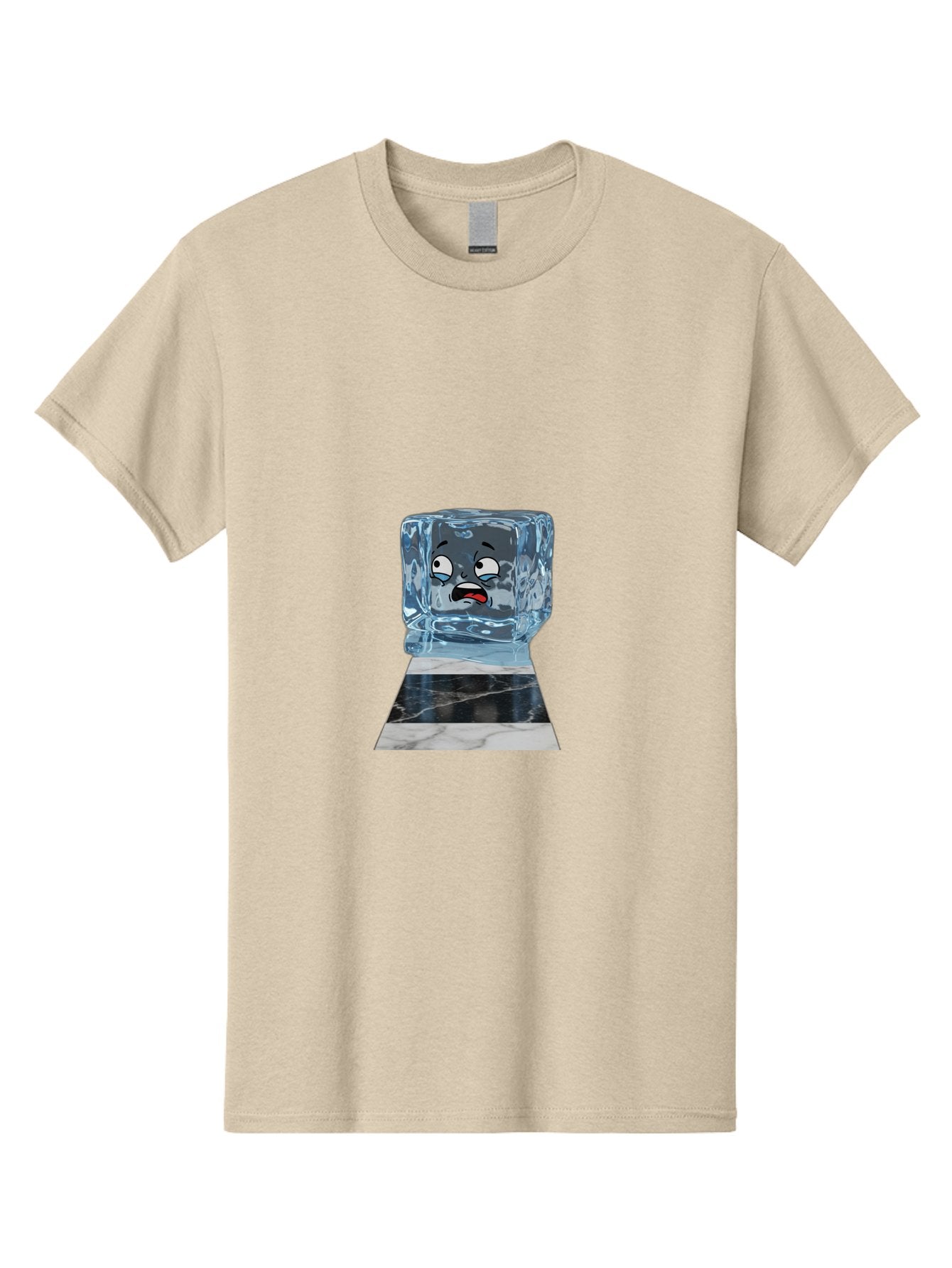 Melting-Ice-Cube-2 Men'S Graphic Tee, 100% Cotton, Comfortable Casual Summer Wear, Machine Washable, Vintage Camera, Old Camera, Antique Camera, Black Camera, Classic Photography, Photography Equipment, Nostalgic Device, Film Camera, Bak872 11