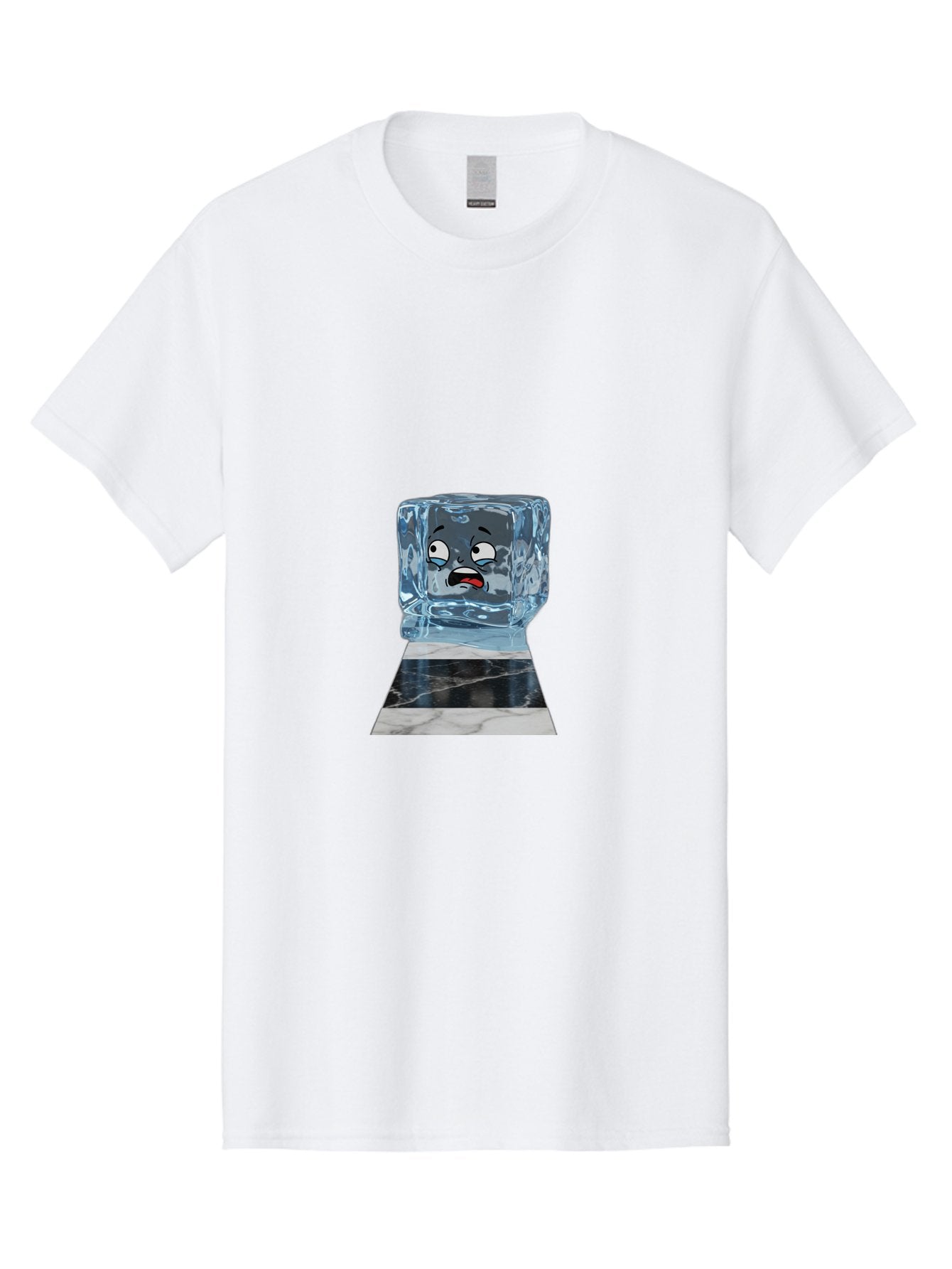 Melting-Ice-Cube-2 Men'S Graphic Tee, 100% Cotton, Comfortable Casual Summer Wear, Machine Washable, Vintage Camera, Old Camera, Antique Camera, Black Camera, Classic Photography, Photography Equipment, Nostalgic Device, Film Camera, Bak872 4