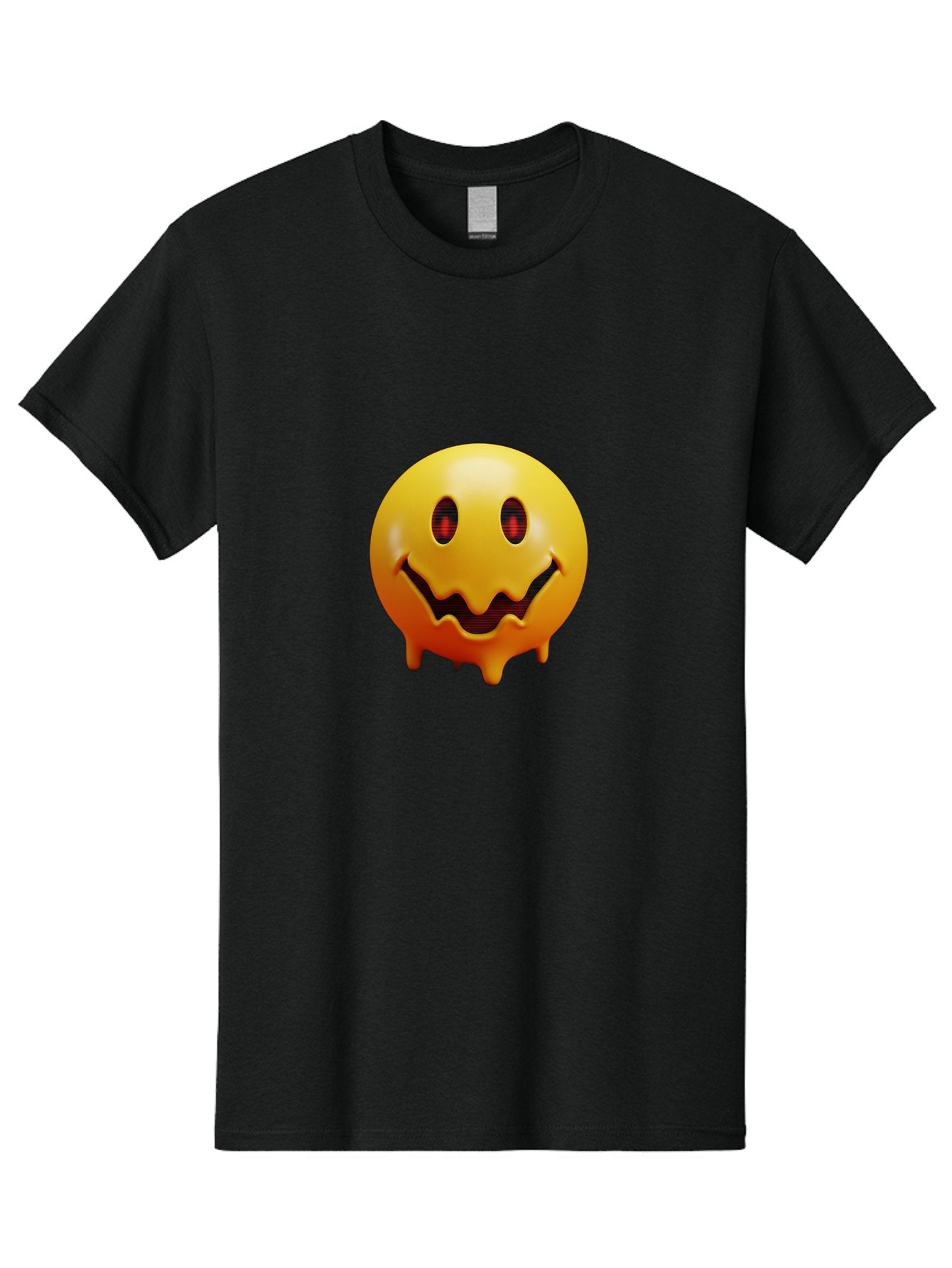 Melting-Smiley-Face Men'S Graphic Tee, 100% Cotton, Comfortable Casual Summer Wear, Machine Washable, Vintage Camera, Old Camera, Antique Camera, Black Camera, Classic Photography, Photography Equipment, Nostalgic Device, Film Camera, Bak874 10
