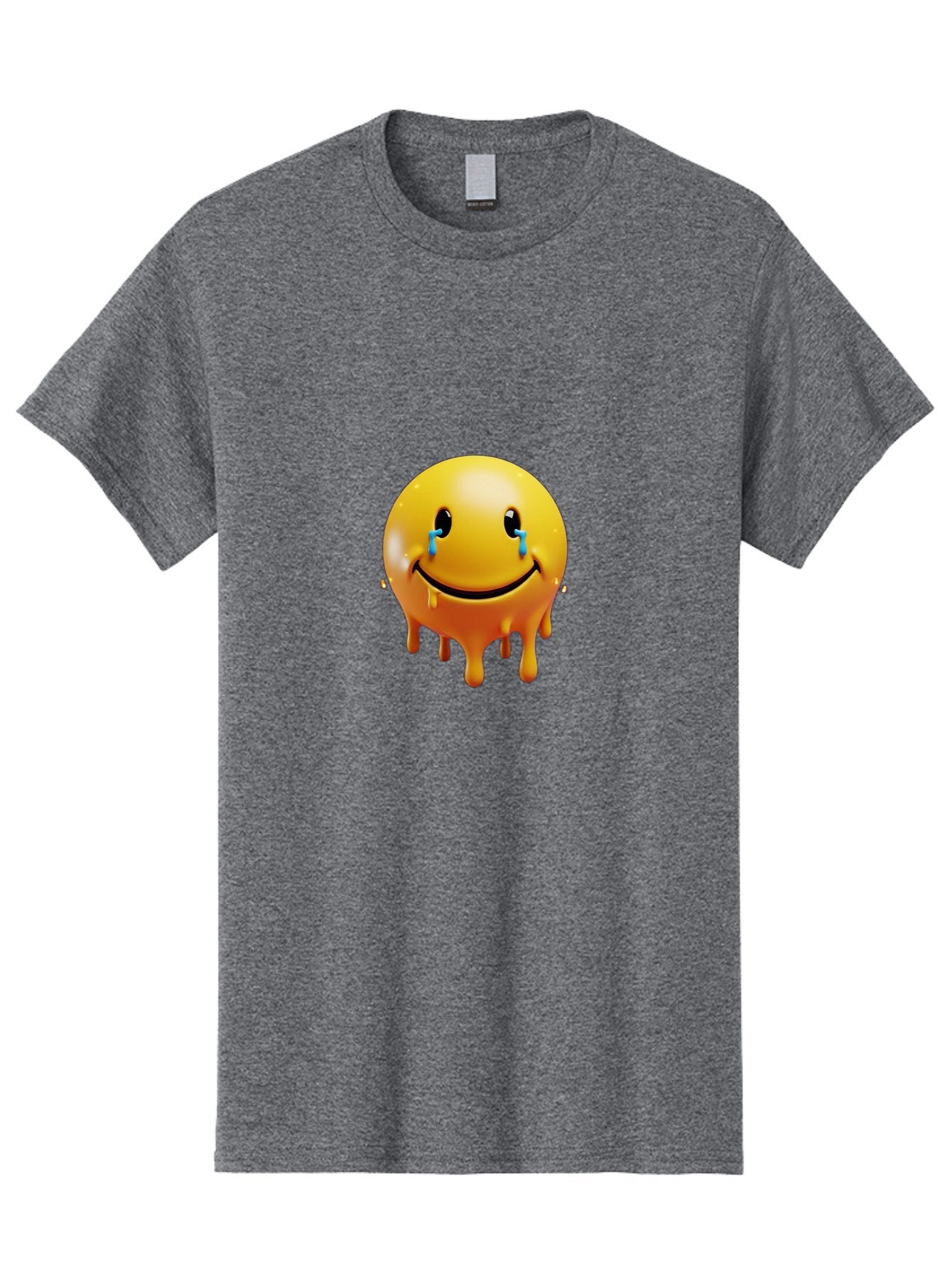 Melting-Smiley Men'S Graphic Tee, 100% Cotton, Comfortable Casual Summer Wear, Machine Washable, Vintage Camera, Old Camera, Antique Camera, Black Camera, Classic Photography, Photography Equipment, Nostalgic Device, Film Camera, Camera Art Bak875 4