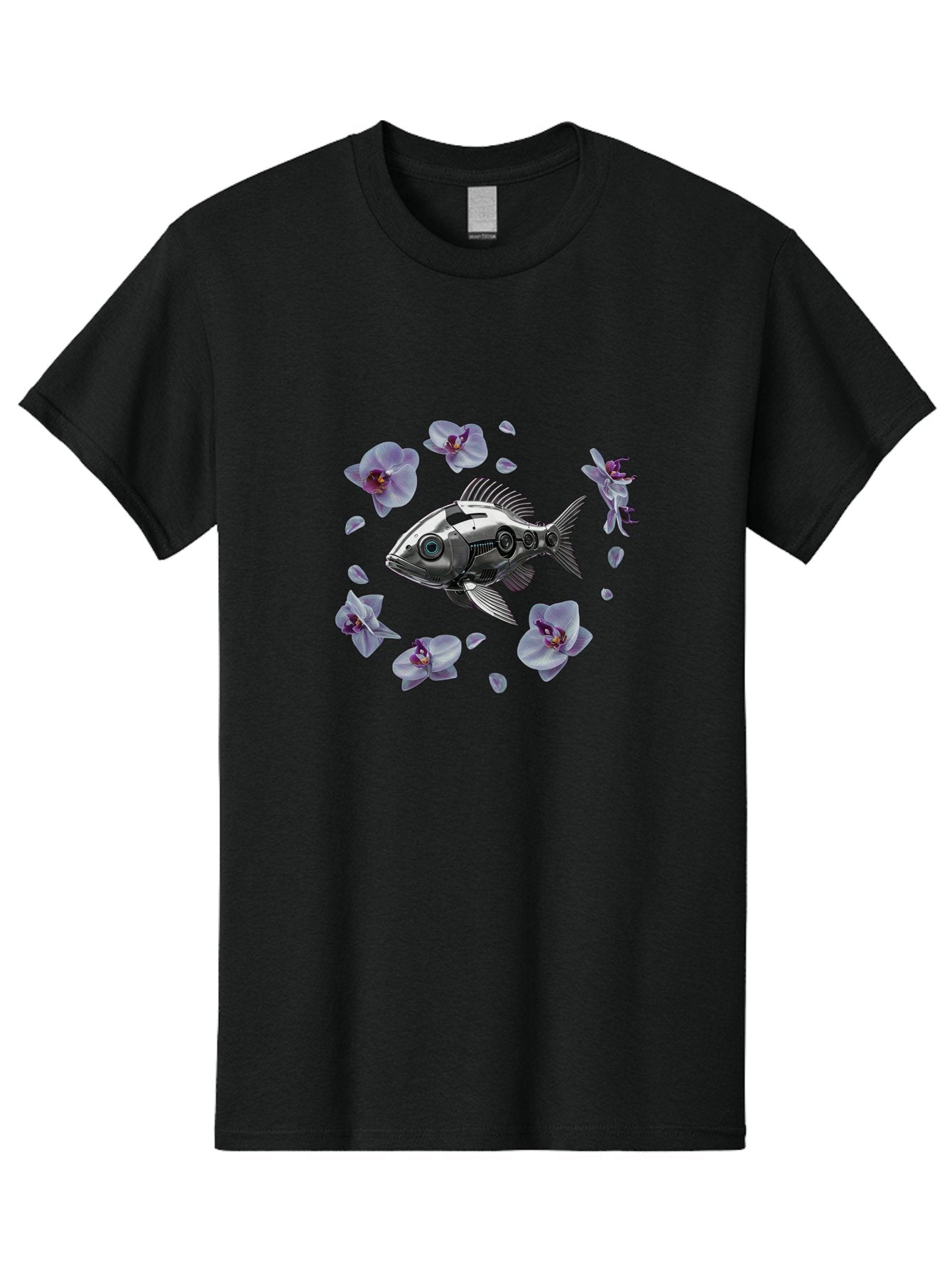 Metal-Fish-Orchid Men'S Graphic Tee, 100% Cotton, Comfortable Casual Summer Wear, Machine Washable, Vintage Camera, Old Camera, Antique Camera, Black Camera, Classic Photography, Photography Equipment, Nostalgic Device, Film Camera, Camera Art Bak877 13