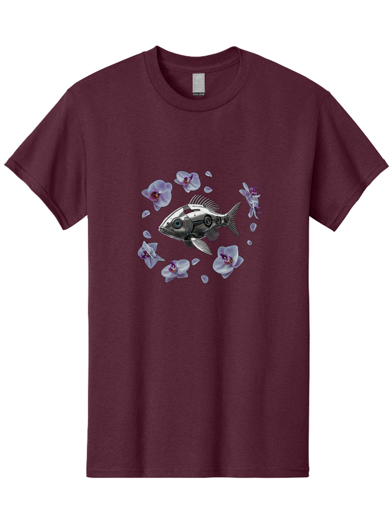 Metal-Fish-Orchid Men'S Graphic Tee, 100% Cotton, Comfortable Casual Summer Wear, Machine Washable, Vintage Camera, Old Camera, Antique Camera, Black Camera, Classic Photography, Photography Equipment, Nostalgic Device, Film Camera, Camera Art Bak877 4