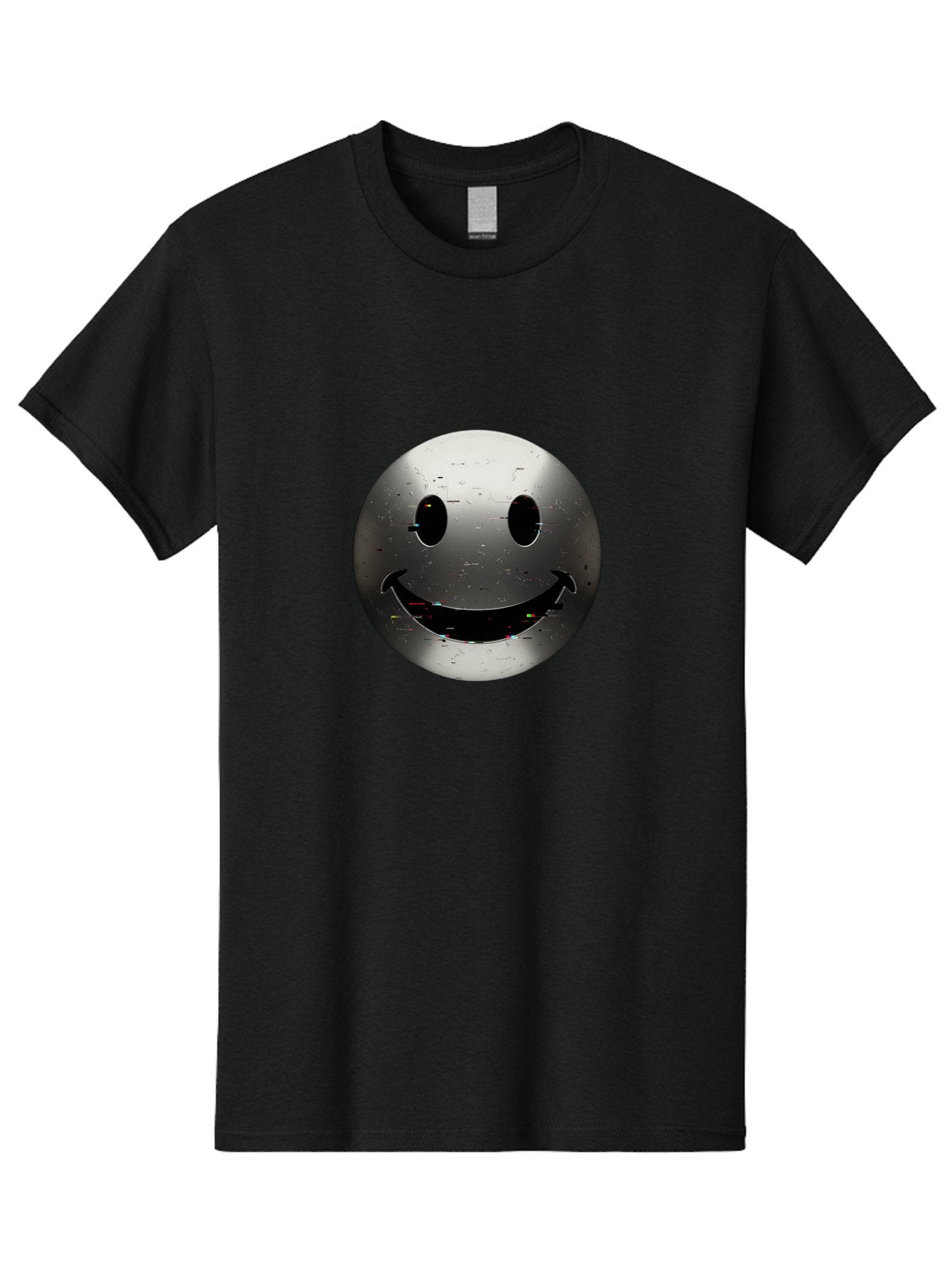 Metal-Smiley-Face Men'S Graphic Tee, 100% Cotton, Comfortable Casual Summer Wear, Machine Washable, Vintage Camera, Old Camera, Antique Camera, Black Camera, Classic Photography, Photography Equipment, Nostalgic Device, Film Camera, Camera Art Bak878 14