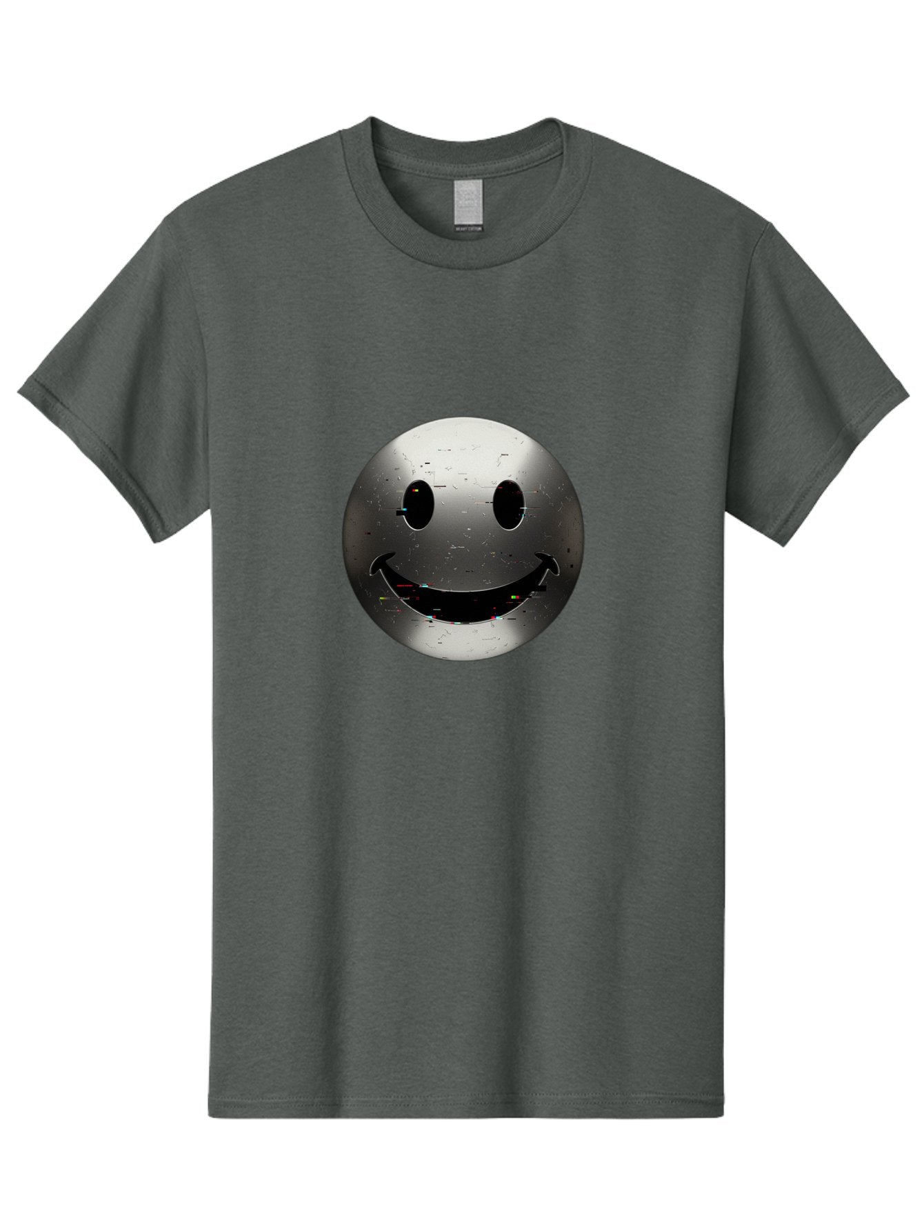 Metal-Smiley-Face Men'S Graphic Tee, 100% Cotton, Comfortable Casual Summer Wear, Machine Washable, Vintage Camera, Old Camera, Antique Camera, Black Camera, Classic Photography, Photography Equipment, Nostalgic Device, Film Camera, Camera Art Bak878 12