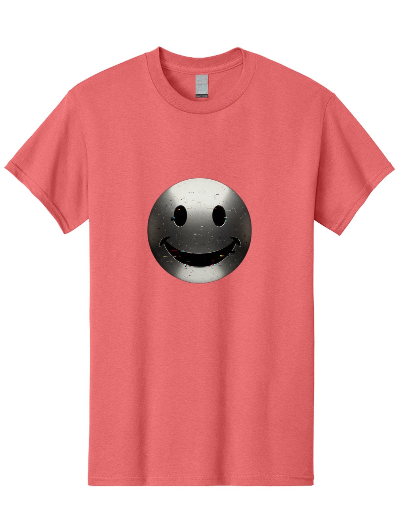 Metal-Smiley-Face Men'S Graphic Tee, 100% Cotton, Comfortable Casual Summer Wear, Machine Washable, Vintage Camera, Old Camera, Antique Camera, Black Camera, Classic Photography, Photography Equipment, Nostalgic Device, Film Camera, Camera Art Bak878 7