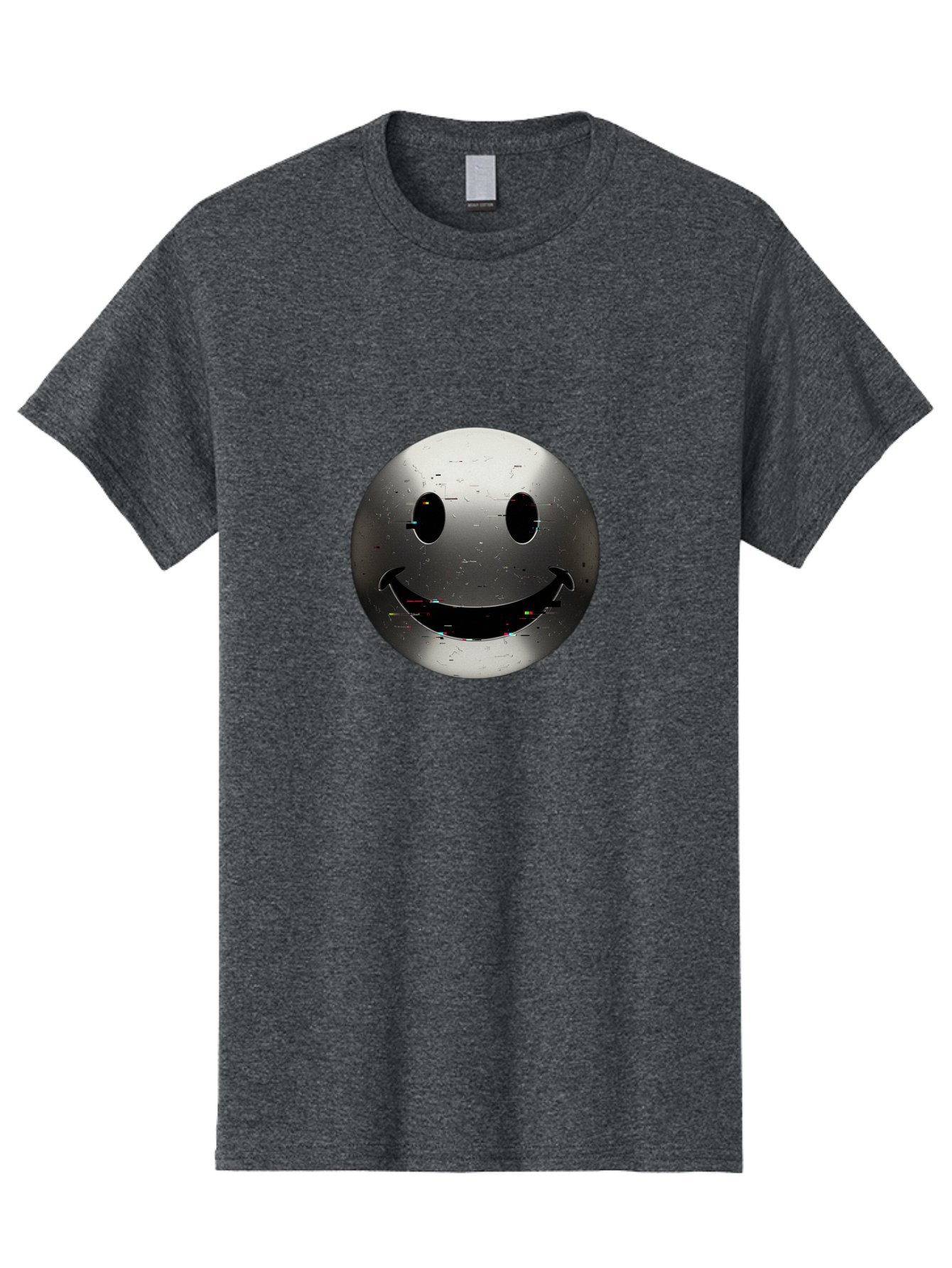 Metal-Smiley-Face Men'S Graphic Tee, 100% Cotton, Comfortable Casual Summer Wear, Machine Washable, Vintage Camera, Old Camera, Antique Camera, Black Camera, Classic Photography, Photography Equipment, Nostalgic Device, Film Camera, Camera Art Bak878 6