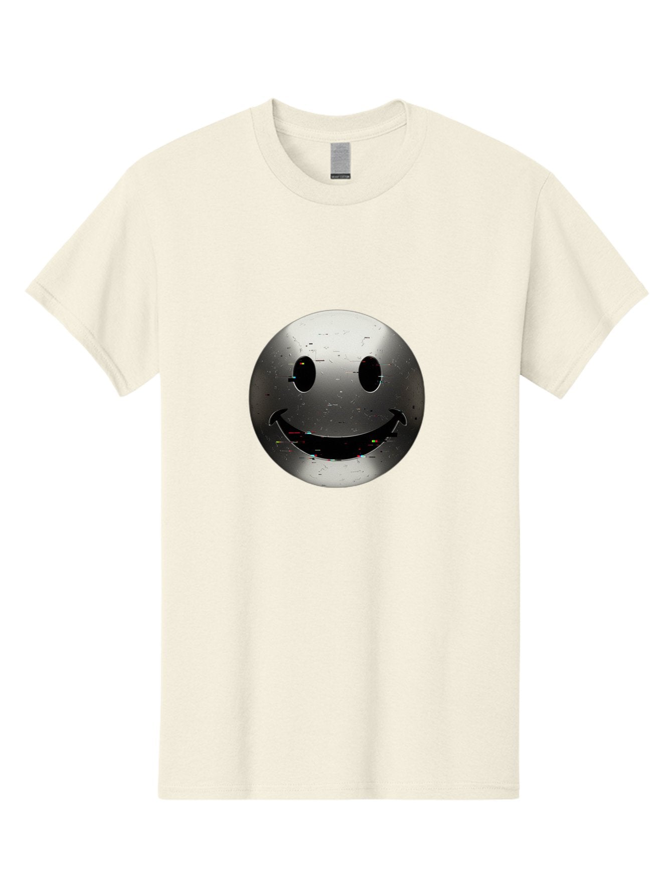 Metal-Smiley-Face Men'S Graphic Tee, 100% Cotton, Comfortable Casual Summer Wear, Machine Washable, Vintage Camera, Old Camera, Antique Camera, Black Camera, Classic Photography, Photography Equipment, Nostalgic Device, Film Camera, Camera Art Bak878 4