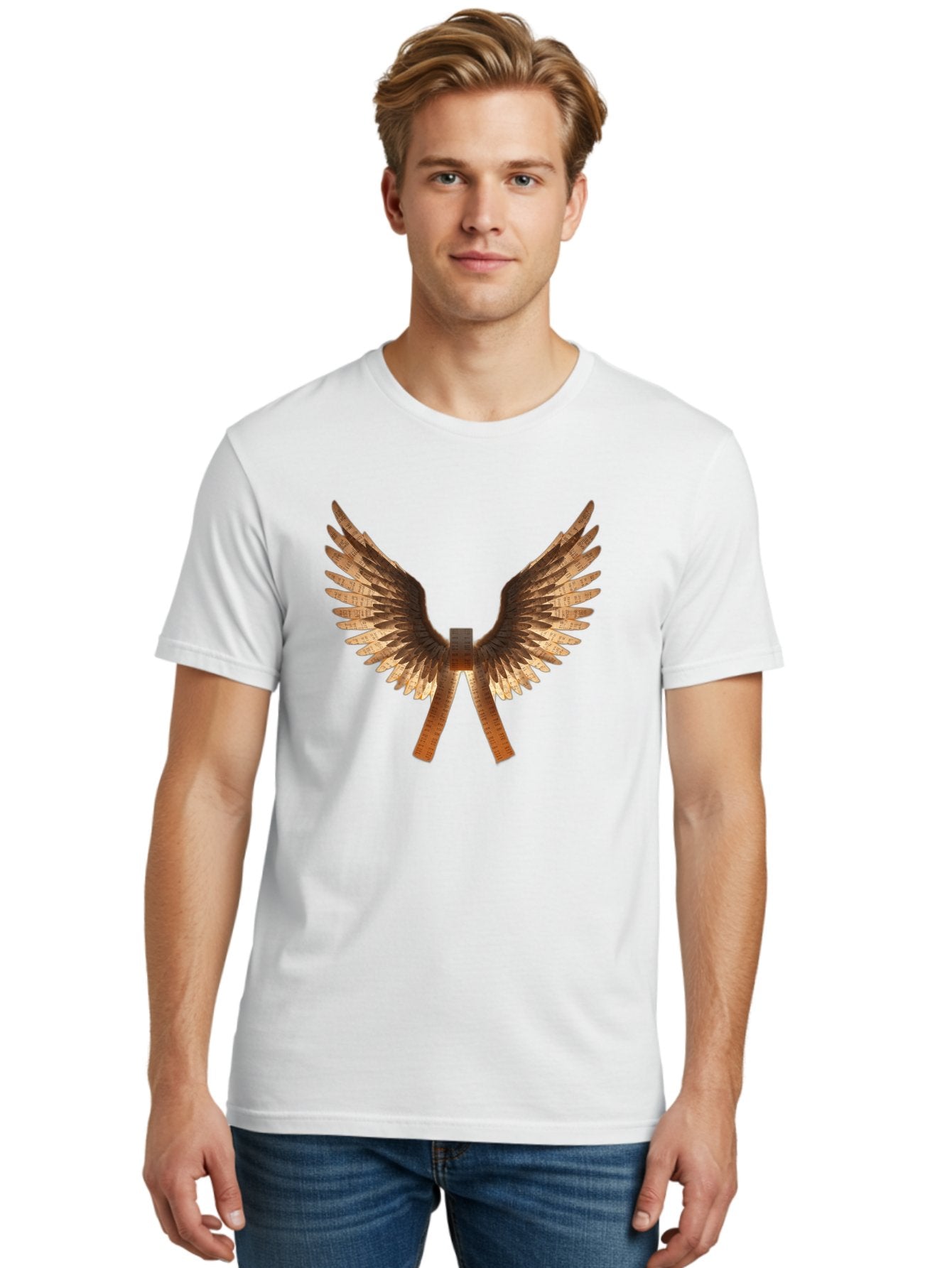 Metallic-Bird-Wings Men'S Graphic Tee, 100% Cotton, Comfortable Casual Summer Wear, Machine Washable, Vintage Camera, Old Camera, Antique Camera, Black Camera, Classic Photography, Photography Equipment, Nostalgic Device, Film Camera, Bak880 17