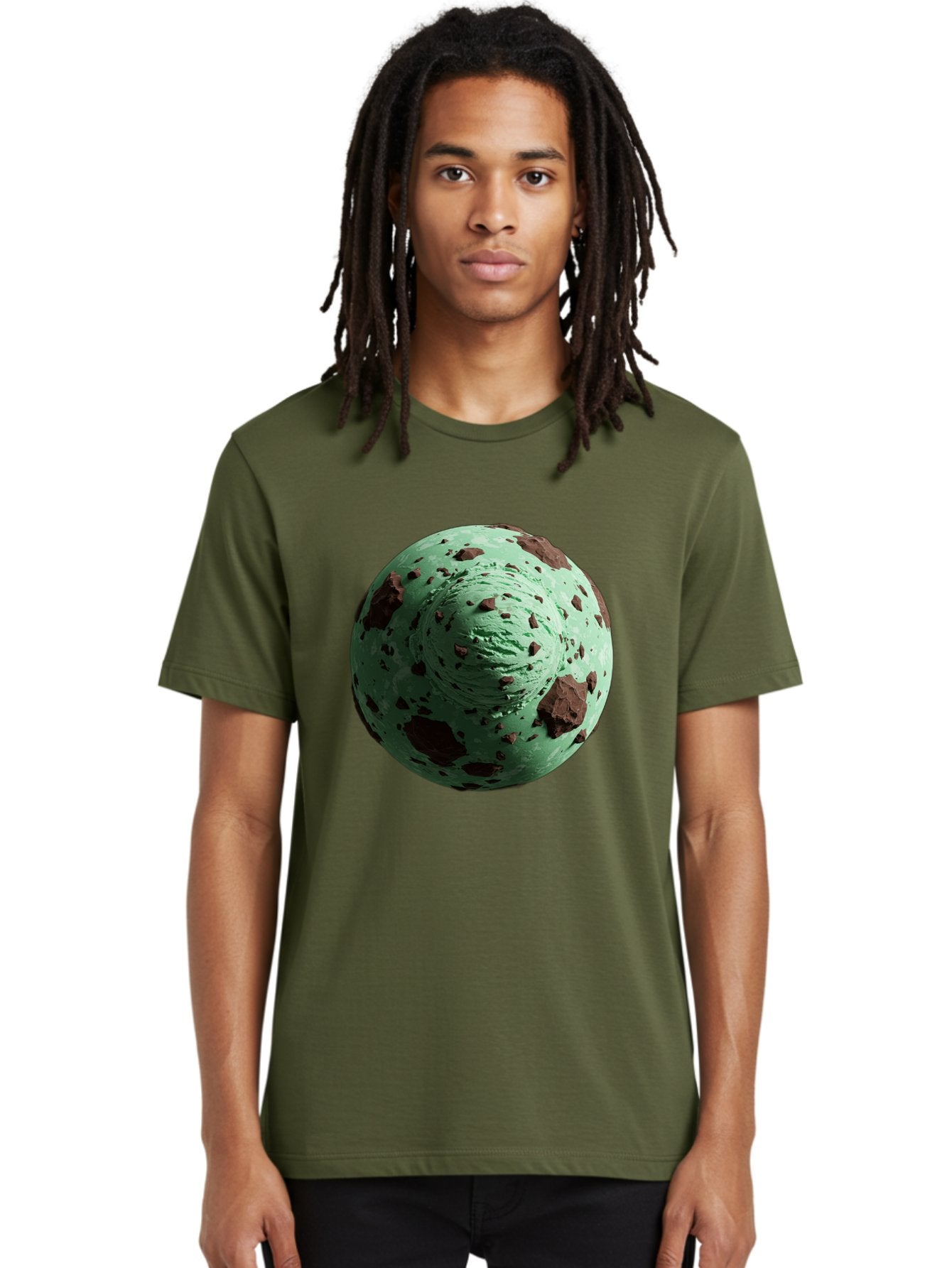 Mint-Chocolate-Chip-Ice-Cream Men'S Graphic Tee, 100% Cotton, Comfortable Casual Summer Wear, Machine Washable, Vintage Camera, Old Camera, Antique Camera, Black Camera, Classic Photography, Photography Equipment, Nostalgic Device, Bak887 28