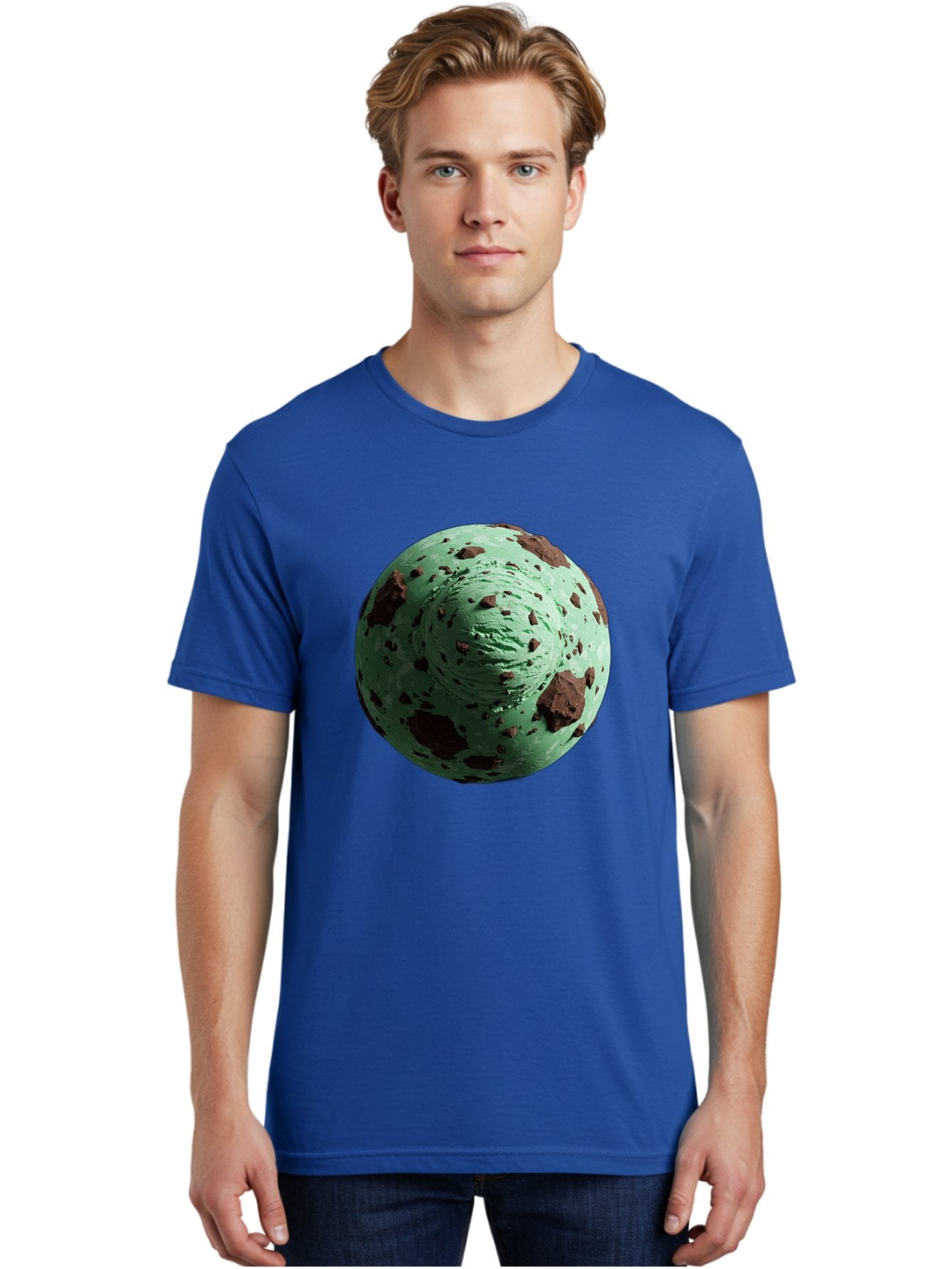 Mint-Chocolate-Chip-Ice-Cream Men'S Graphic Tee, 100% Cotton, Comfortable Casual Summer Wear, Machine Washable, Vintage Camera, Old Camera, Antique Camera, Black Camera, Classic Photography, Photography Equipment, Nostalgic Device, Bak887 21