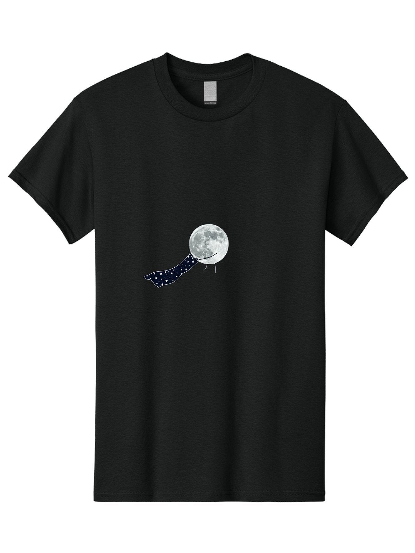 Moon-With-Starry-Scarf Men'S Graphic Tee, 100% Cotton, Comfortable Casual Summer Wear, Machine Washable, Vintage Camera, Old Camera, Antique Camera, Black Camera, Classic Photography, Photography Equipment, Nostalgic Device, Film Camera, Bak899 5