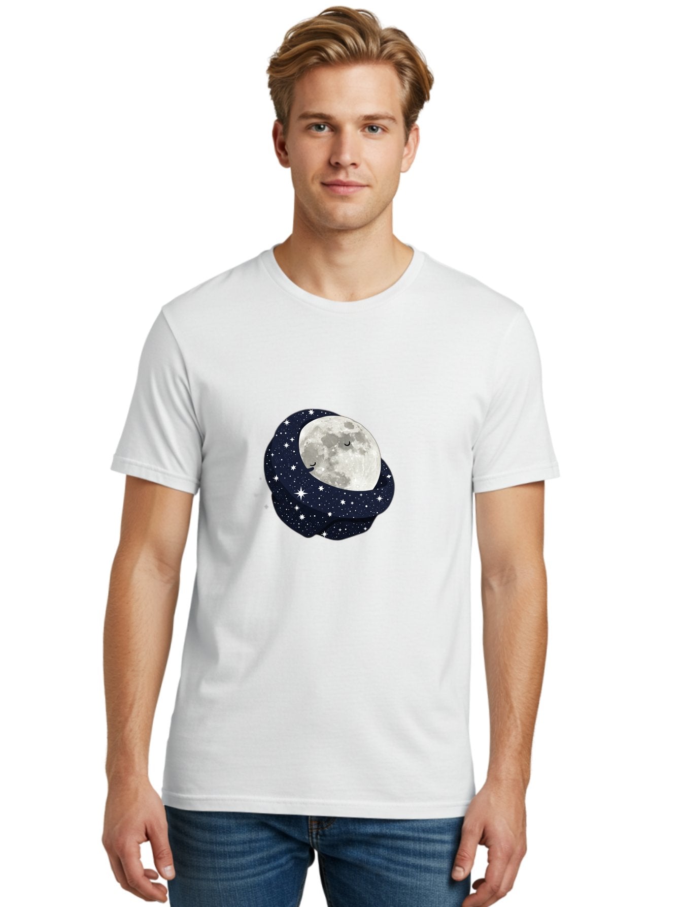 Moon-With-Stars Men'S Graphic Tee, 100% Cotton, Comfortable Casual Summer Wear, Machine Washable, Vintage Camera, Old Camera, Antique Camera, Black Camera, Classic Photography, Photography Equipment, Nostalgic Device, Film Camera, Camera Art Bak900 17