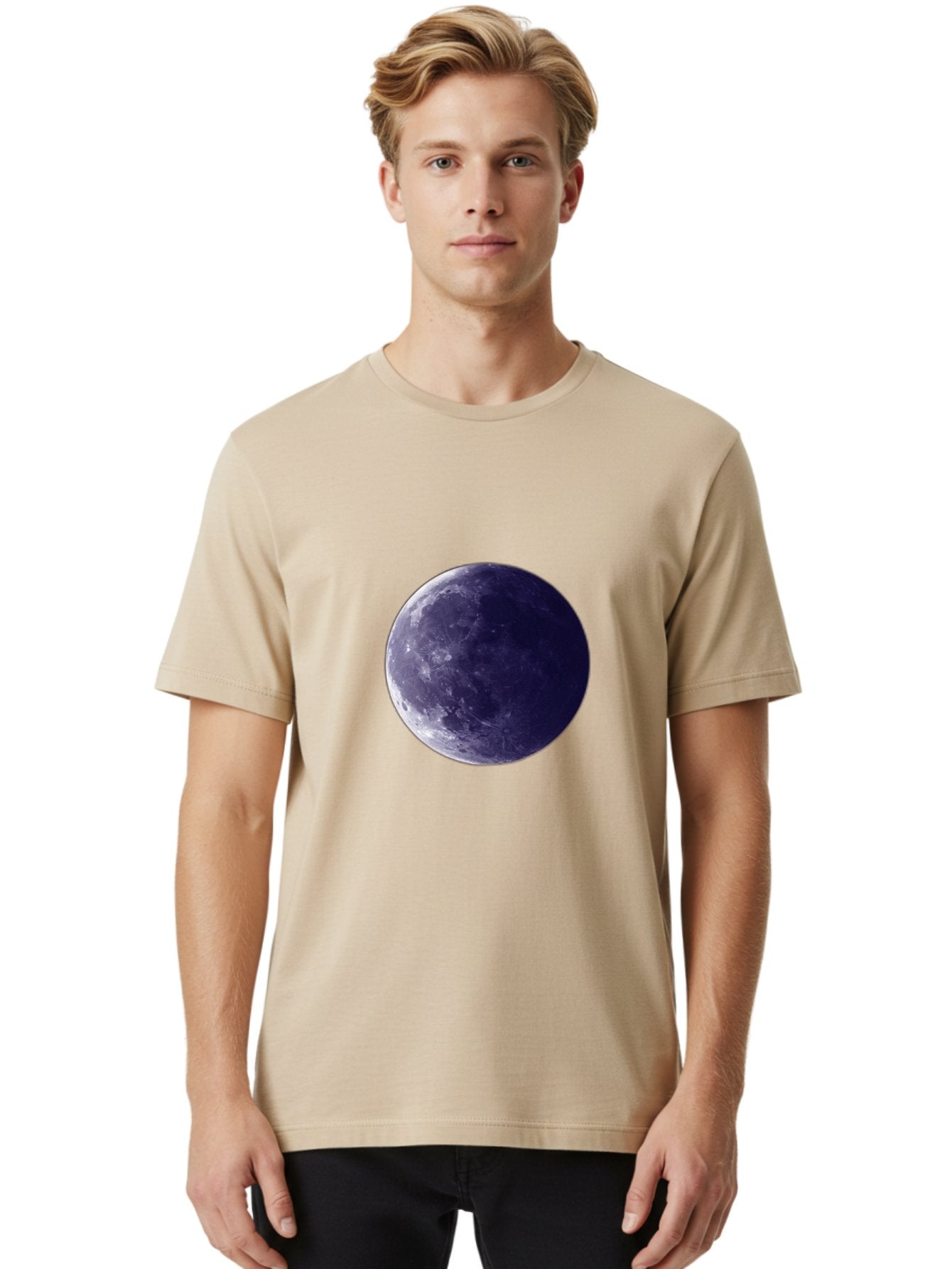 Moon Men'S Graphic Tee, 100% Cotton, Comfortable Casual Summer Wear, Machine Washable, Vintage Camera, Old Camera, Antique Camera, Black Camera, Classic Photography, Photography Equipment, Nostalgic Device, Film Camera, Camera Art Bak901 21