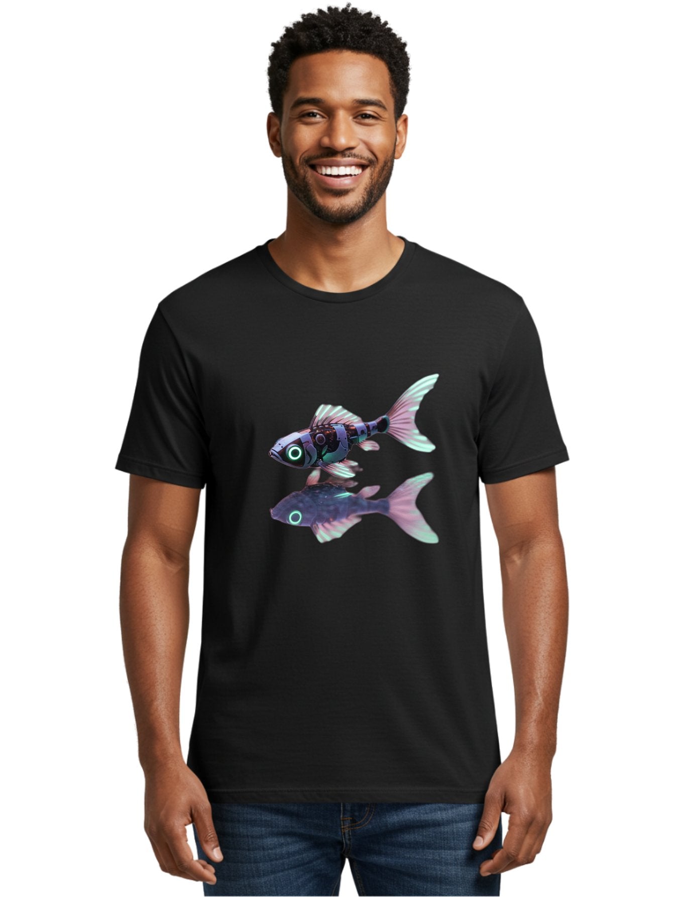Moore-Ball-Tetra-Fish Men'S Graphic Tee, 100% Cotton, Comfortable Casual Summer Wear, Machine Washable, Vintage Camera, Old Camera, Antique Camera, Black Camera, Classic Photography, Photography Equipment, Nostalgic Device, Film Camera, Bak902 21