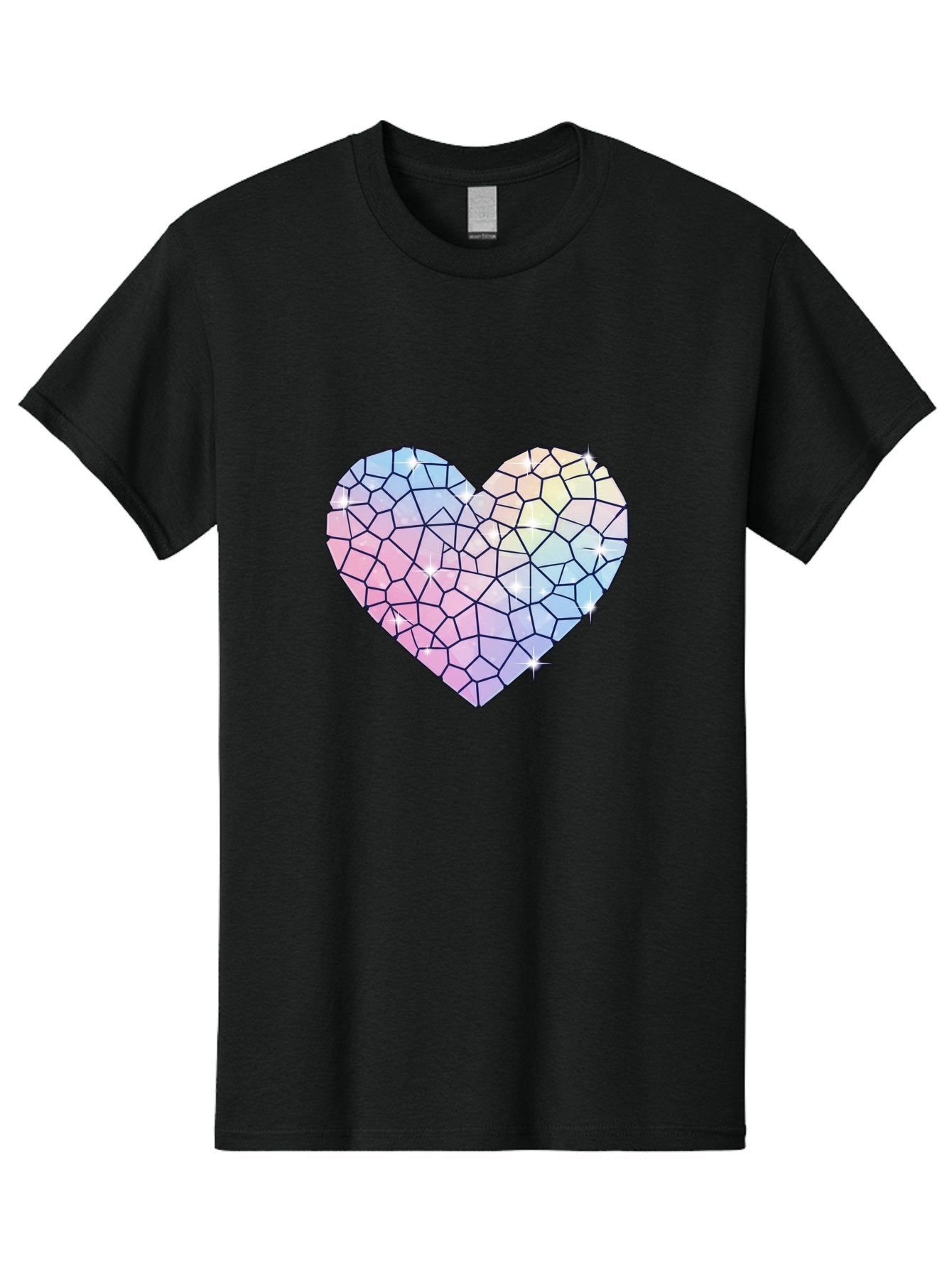 Mosaic-Heart-1 Men'S Graphic Tee, 100% Cotton, Comfortable Casual Summer Wear, Machine Washable, Vintage Camera, Old Camera, Antique Camera, Black Camera, Classic Photography, Photography Equipment, Nostalgic Device, Film Camera, Camera Art Bak904 8