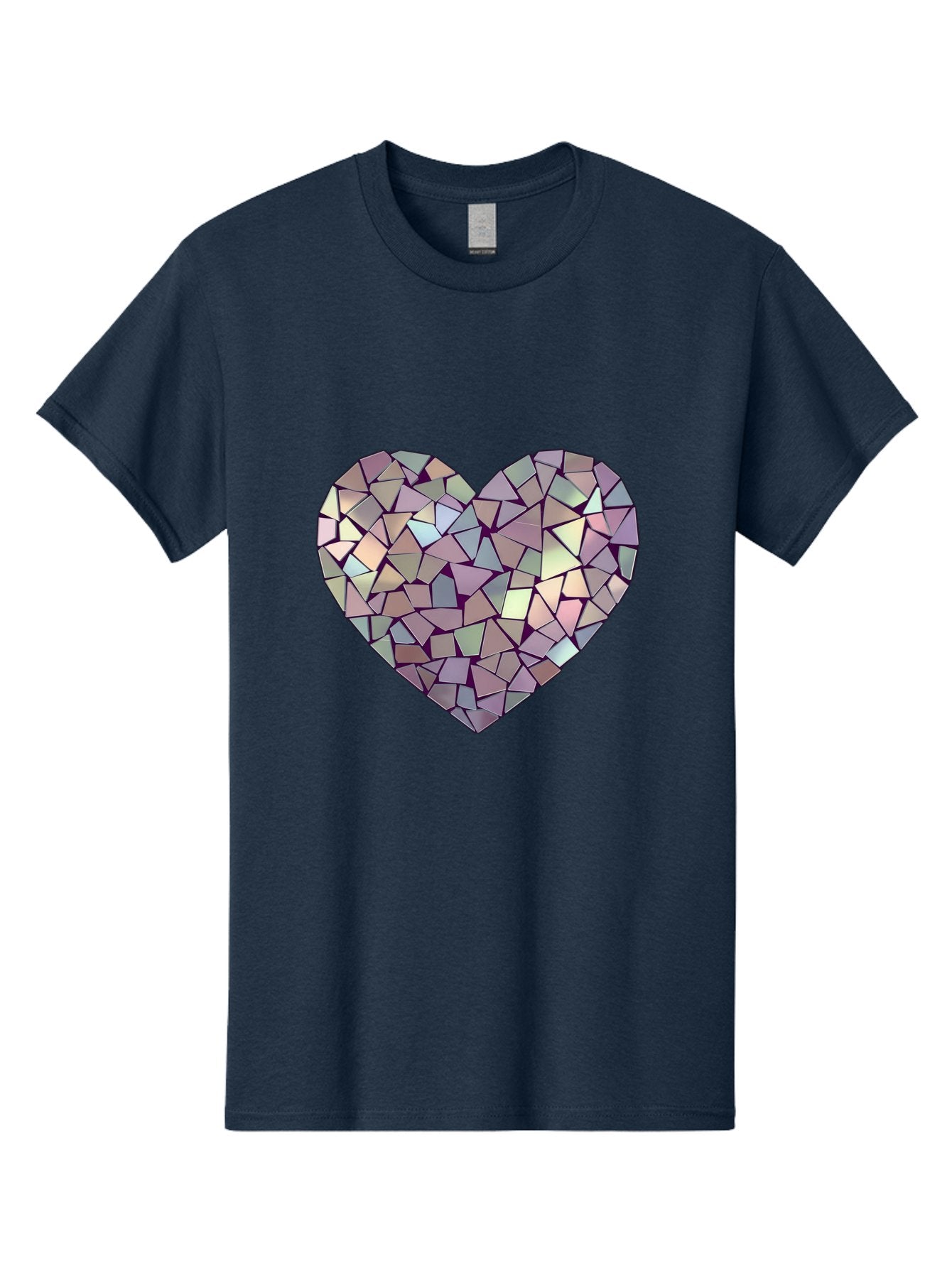 Mosaic-Heart Men'S Graphic Tee, 100% Cotton, Comfortable Casual Summer Wear, Machine Washable, Vintage Camera, Old Camera, Antique Camera, Black Camera, Classic Photography, Photography Equipment, Nostalgic Device, Film Camera, Camera Art Bak906 4