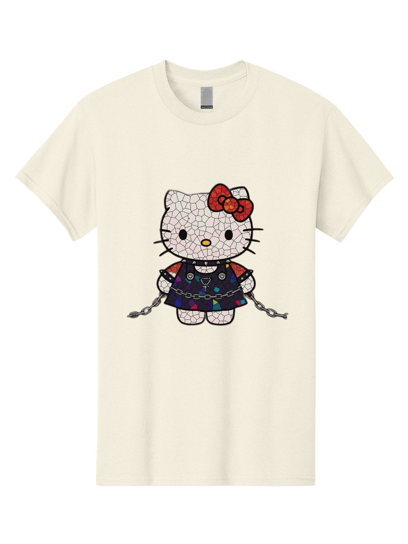 Mosaic-Hello-Kitty Men'S Graphic Tee, 100% Cotton, Comfortable Casual Summer Wear, Machine Washable, Vintage Camera, Old Camera, Antique Camera, Black Camera, Classic Photography, Photography Equipment, Nostalgic Device, Film Camera, Bak907 12