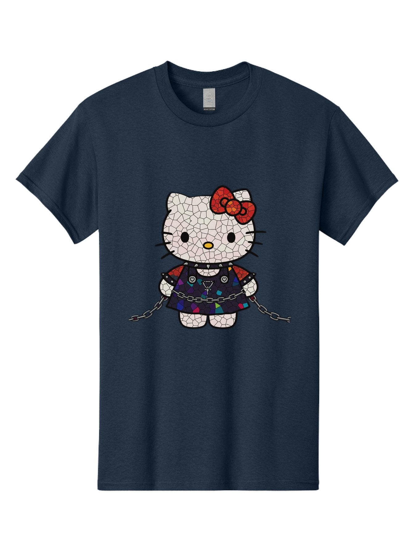 Mosaic-Hello-Kitty Men'S Graphic Tee, 100% Cotton, Comfortable Casual Summer Wear, Machine Washable, Vintage Camera, Old Camera, Antique Camera, Black Camera, Classic Photography, Photography Equipment, Nostalgic Device, Film Camera, Bak907 15