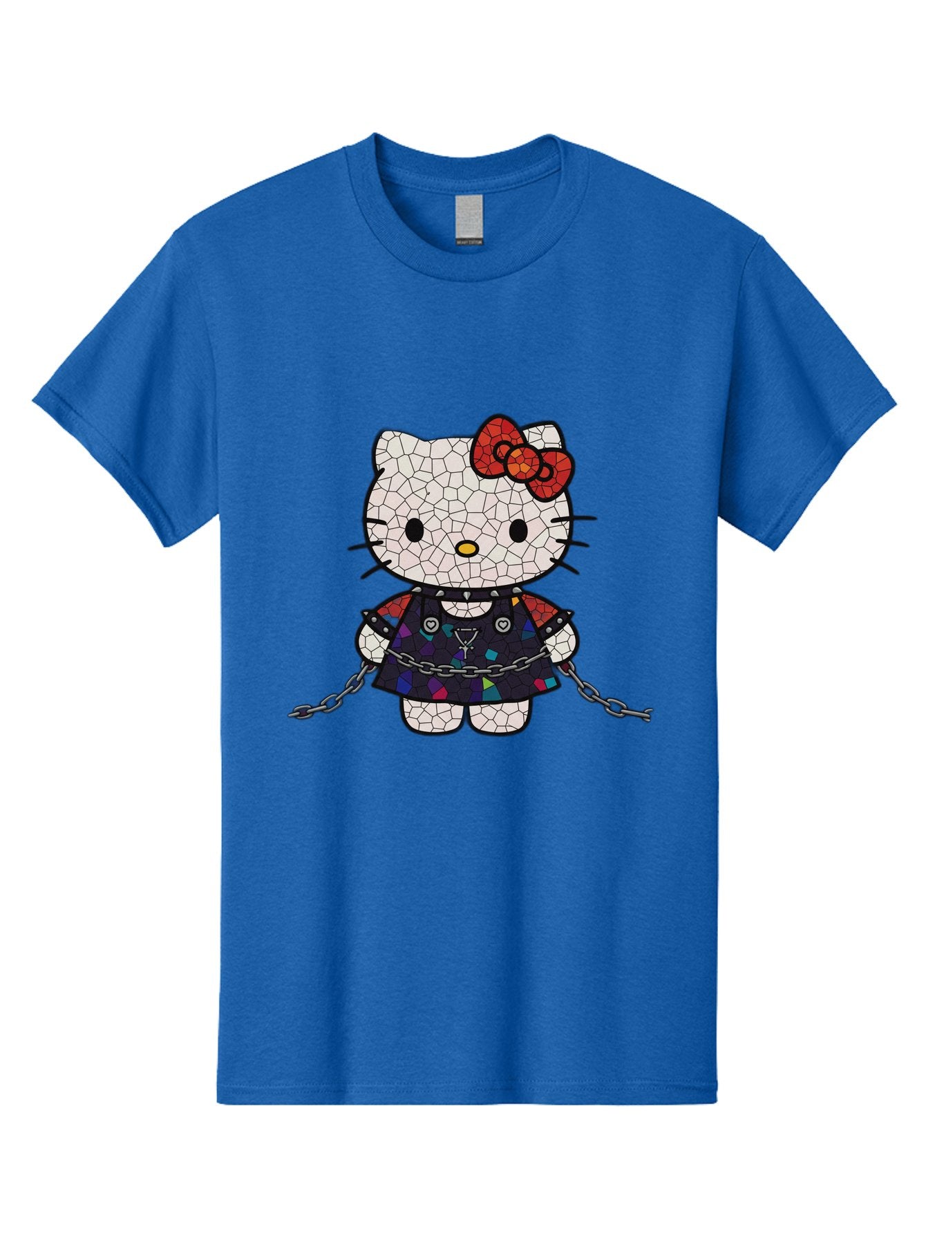 Mosaic-Hello-Kitty Men'S Graphic Tee, 100% Cotton, Comfortable Casual Summer Wear, Machine Washable, Vintage Camera, Old Camera, Antique Camera, Black Camera, Classic Photography, Photography Equipment, Nostalgic Device, Film Camera, Bak907