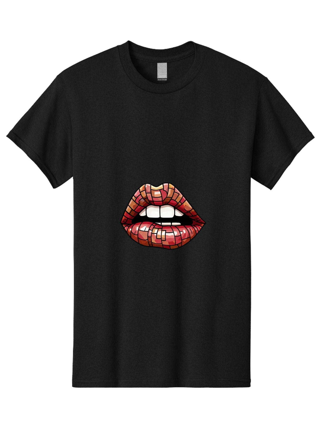 Mosaic-Lips Men'S Graphic Tee, 100% Cotton, Comfortable Casual Summer Wear, Machine Washable, Vintage Camera, Old Camera, Antique Camera, Black Camera, Classic Photography, Photography Equipment, Nostalgic Device, Film Camera, Camera Art Bak908