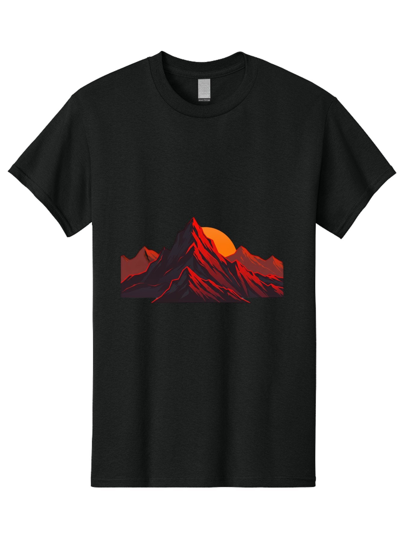 Mountain-At-Sunset Men'S Graphic Tee, 100% Cotton, Comfortable Casual Summer Wear, Machine Washable, Vintage Camera, Old Camera, Antique Camera, Black Camera, Classic Photography, Photography Equipment, Nostalgic Device, Film Camera, Bak909 3