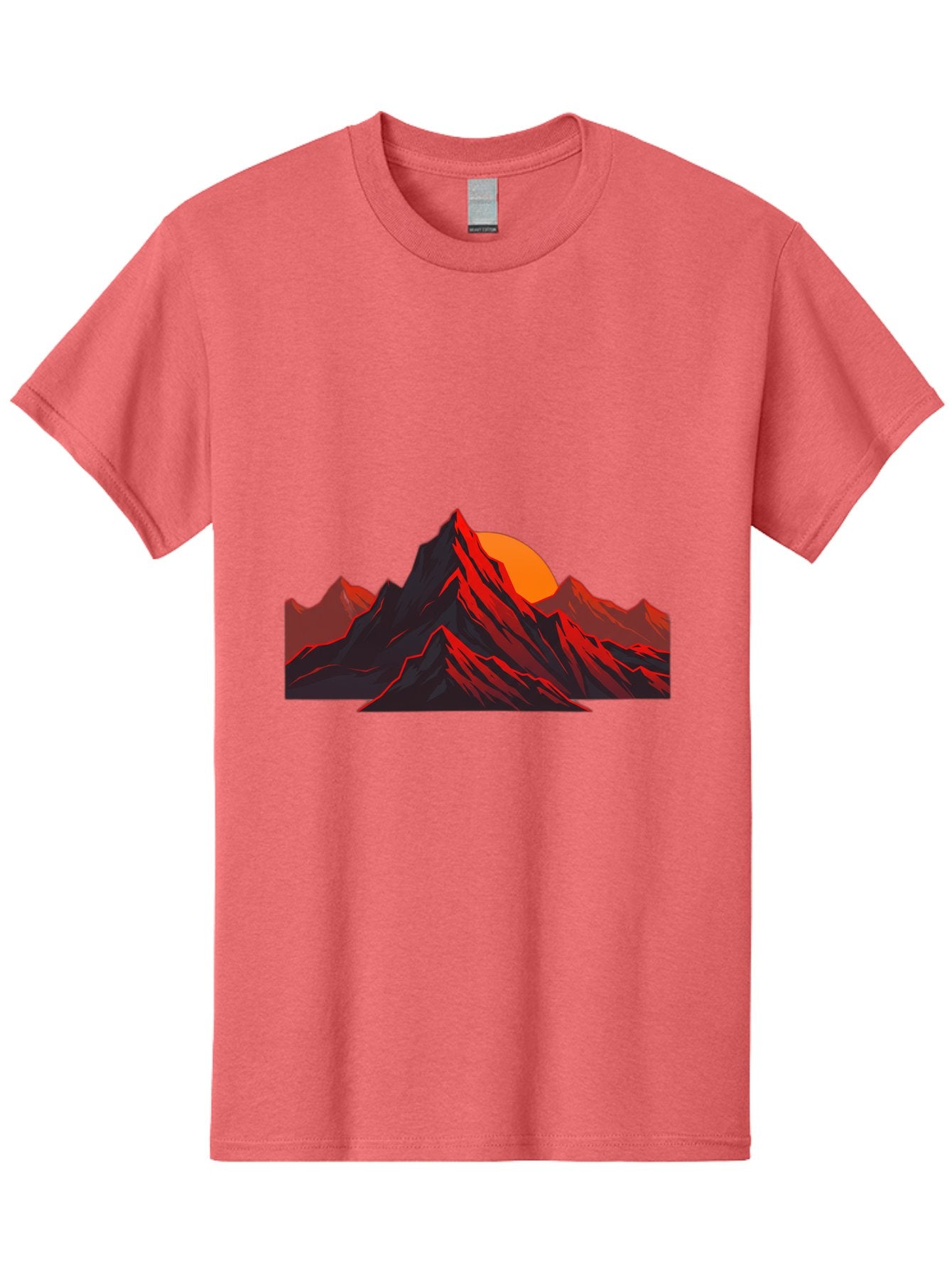 Mountain-At-Sunset Men'S Graphic Tee, 100% Cotton, Comfortable Casual Summer Wear, Machine Washable, Vintage Camera, Old Camera, Antique Camera, Black Camera, Classic Photography, Photography Equipment, Nostalgic Device, Film Camera, Bak909 8