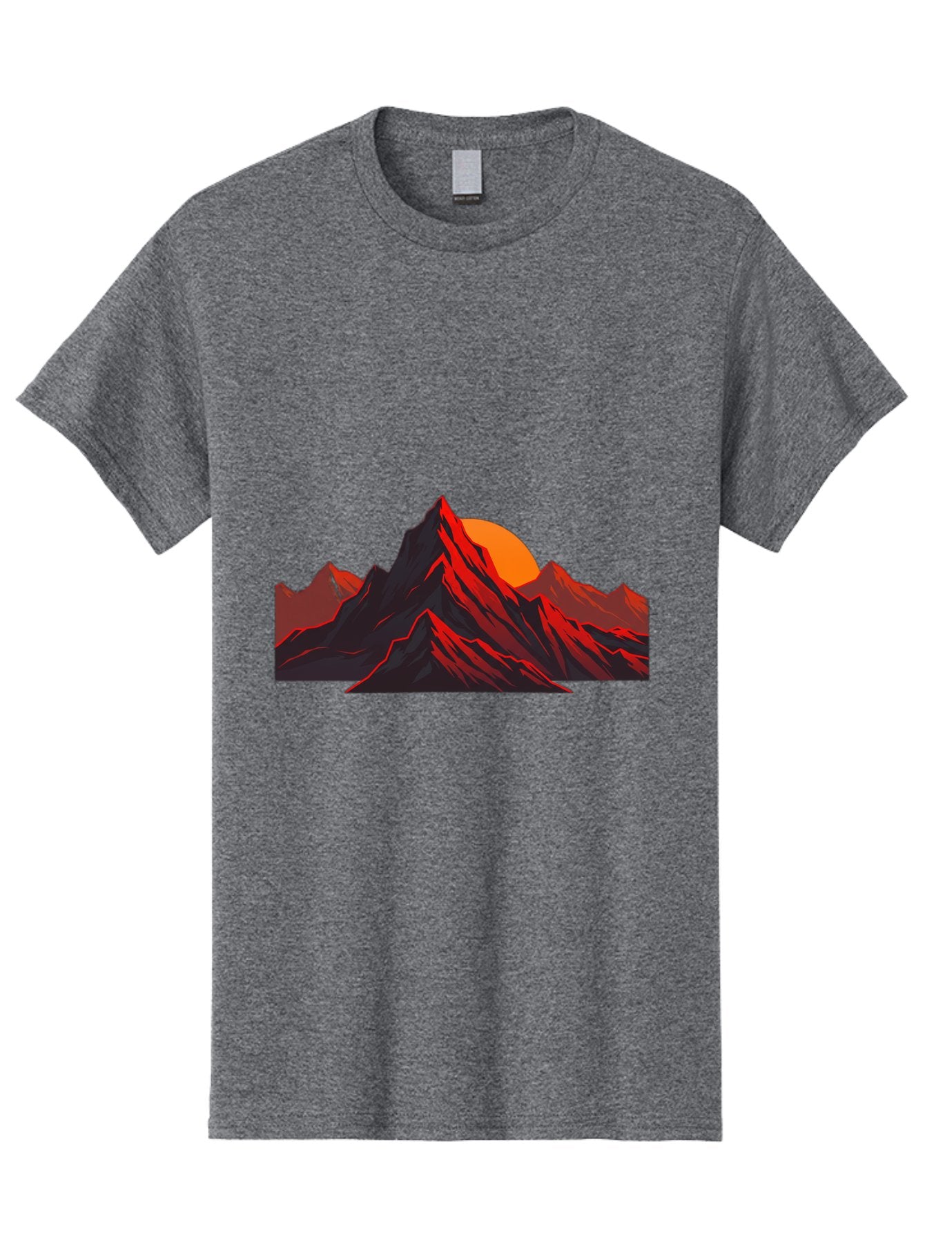 Mountain-At-Sunset Men'S Graphic Tee, 100% Cotton, Comfortable Casual Summer Wear, Machine Washable, Vintage Camera, Old Camera, Antique Camera, Black Camera, Classic Photography, Photography Equipment, Nostalgic Device, Film Camera, Bak909 5