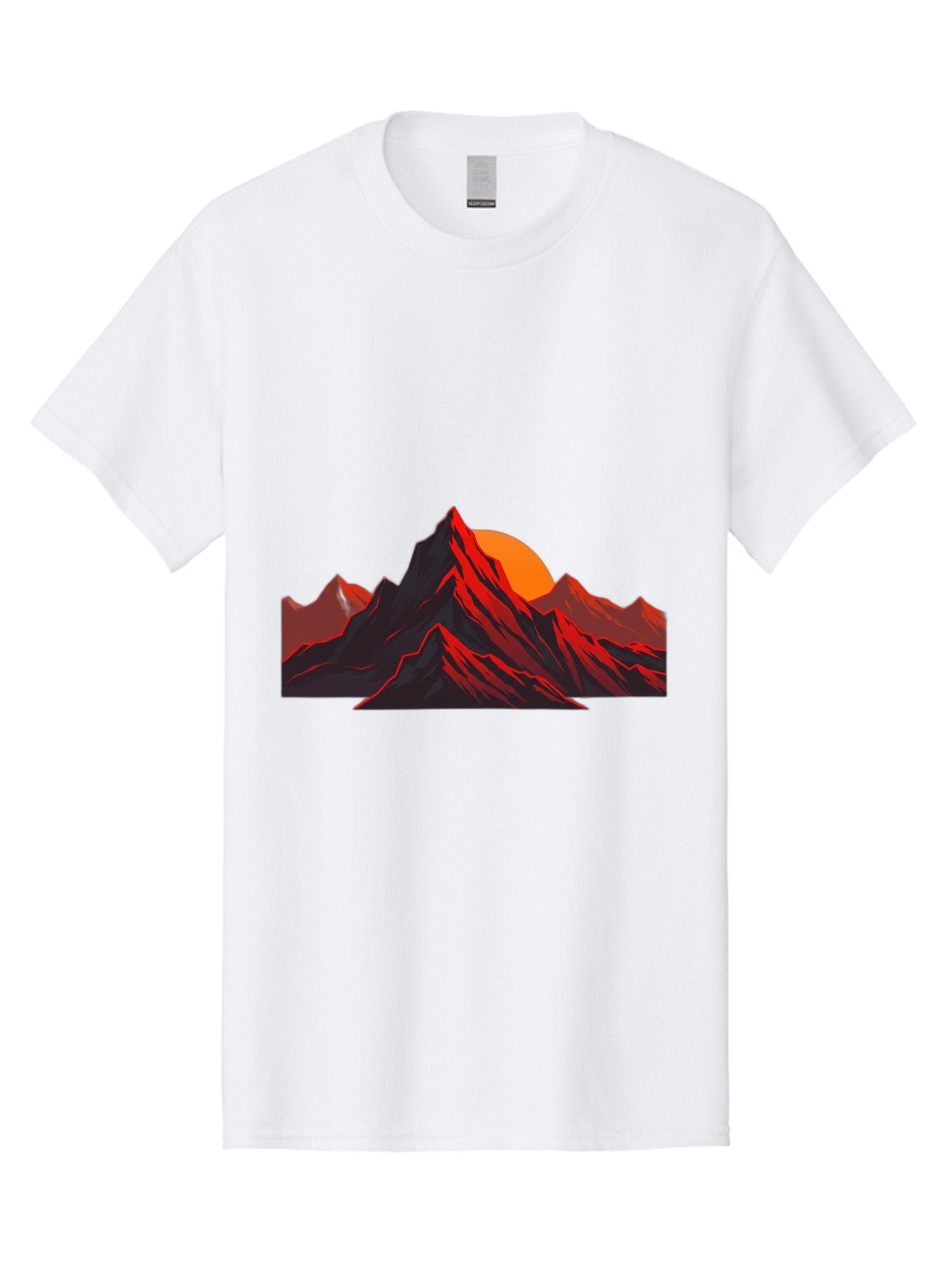 Mountain-At-Sunset Men'S Graphic Tee, 100% Cotton, Comfortable Casual Summer Wear, Machine Washable, Vintage Camera, Old Camera, Antique Camera, Black Camera, Classic Photography, Photography Equipment, Nostalgic Device, Film Camera, Bak909